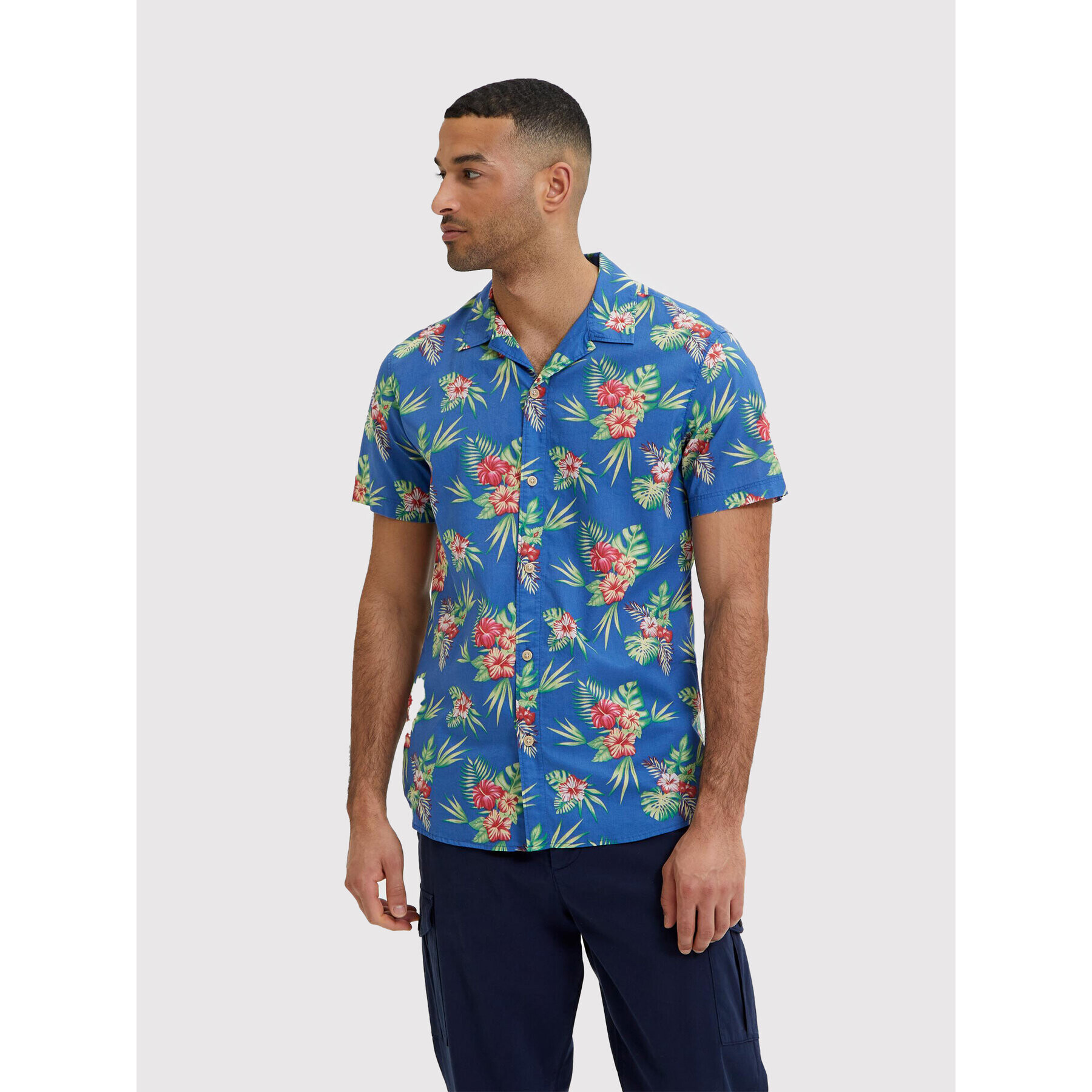 Selected Homme Риза Crazy 16084700 Син Slim Fit - Pepit.bg