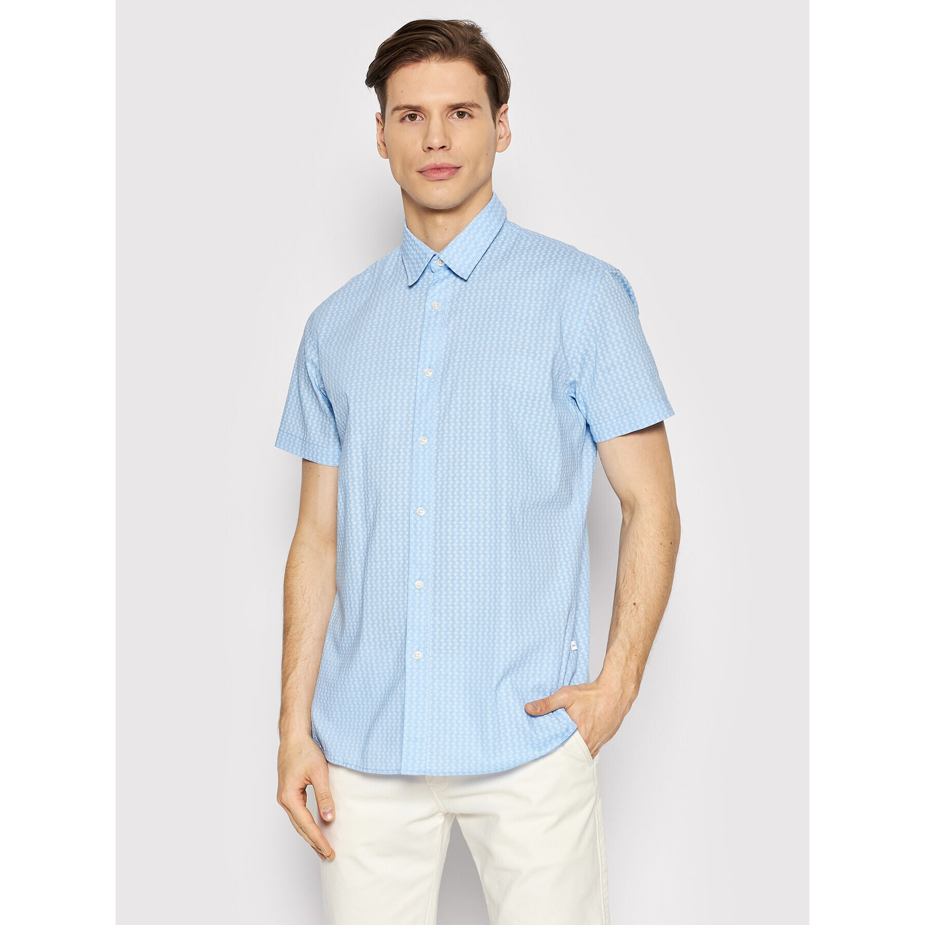 Selected Homme Риза Hart 16083616 Син Slim Fit - Pepit.bg