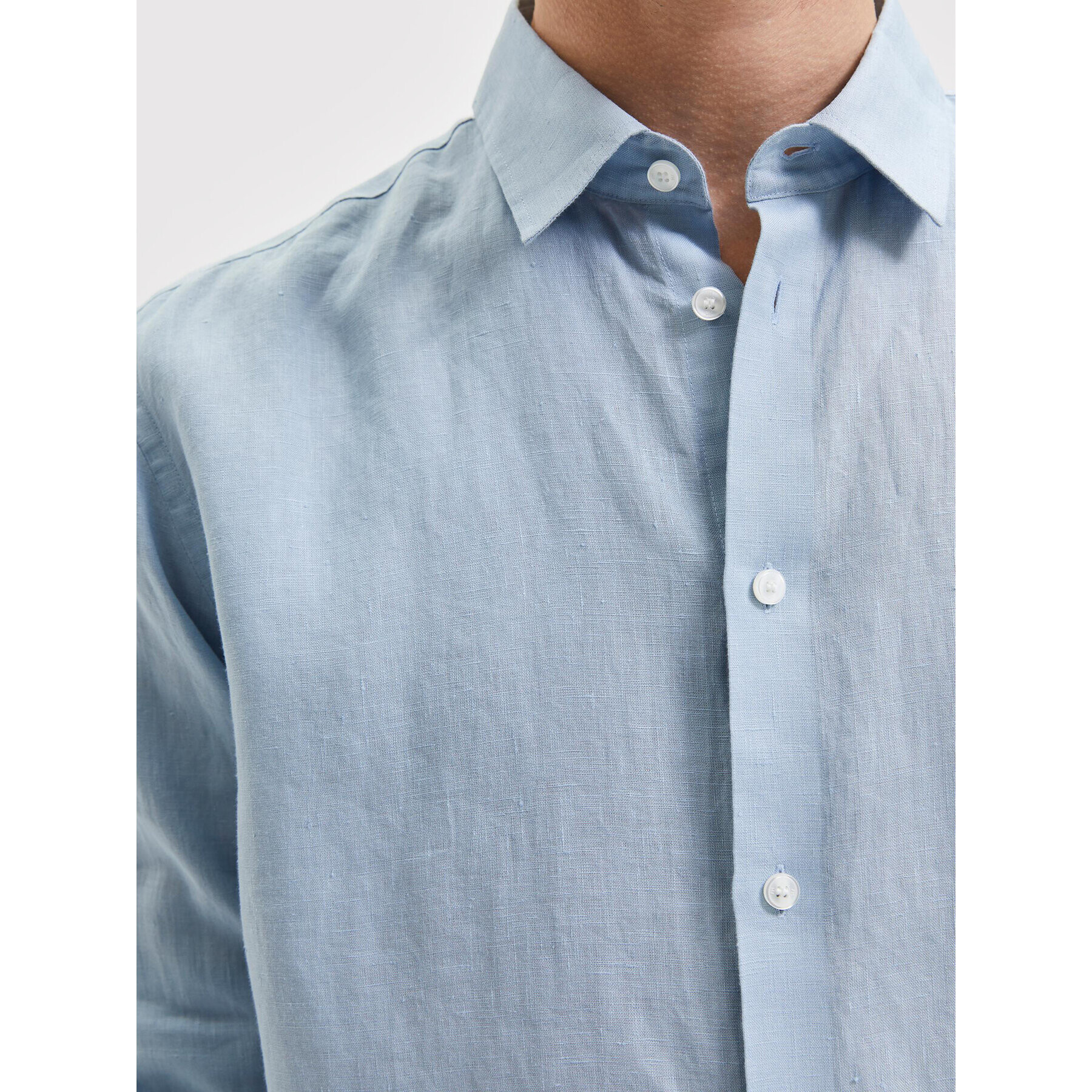 Selected Homme Риза Kylian 16083774 Син Regular Fit - Pepit.bg