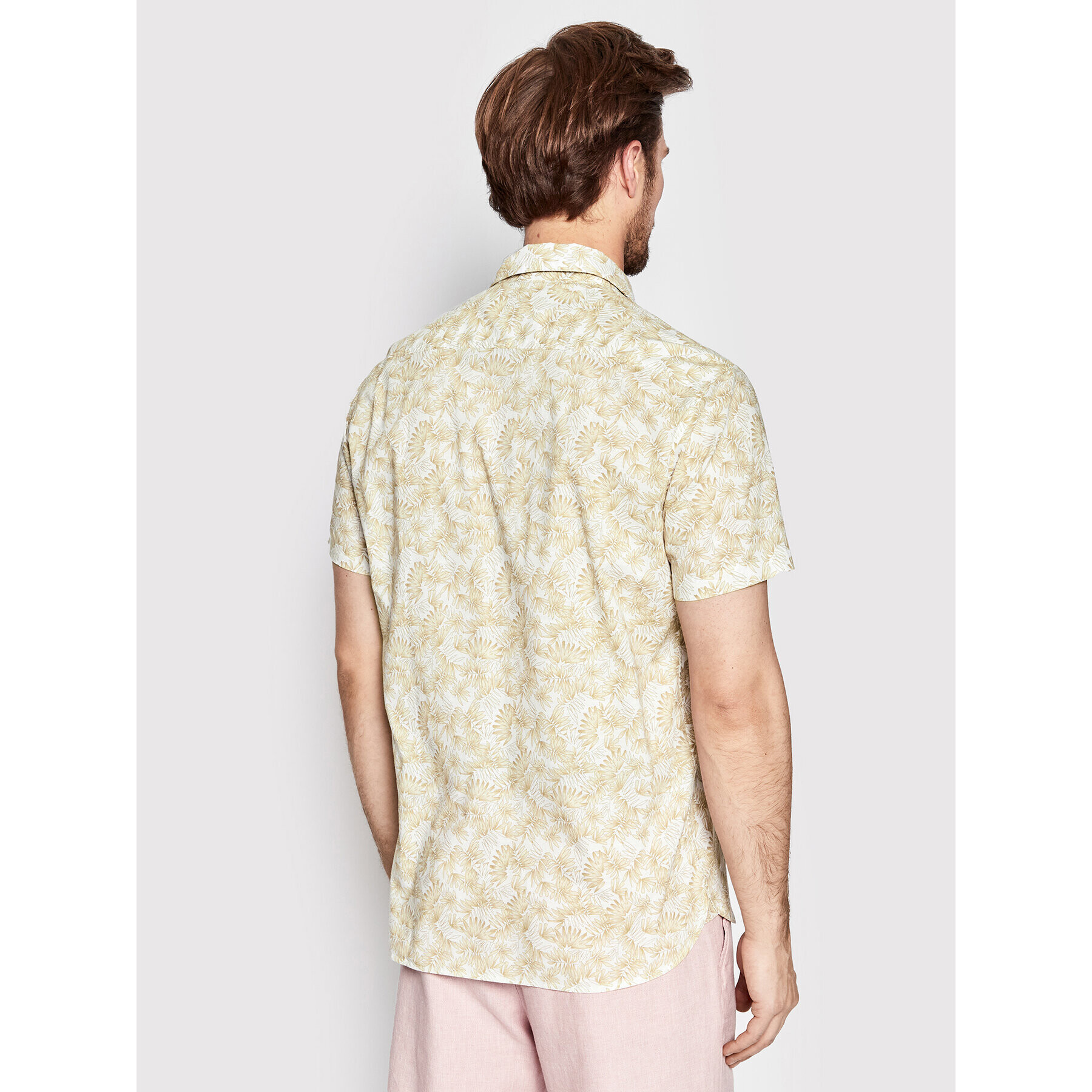 Selected Homme Риза Perl 16084664 Бежов Regular Fit - Pepit.bg