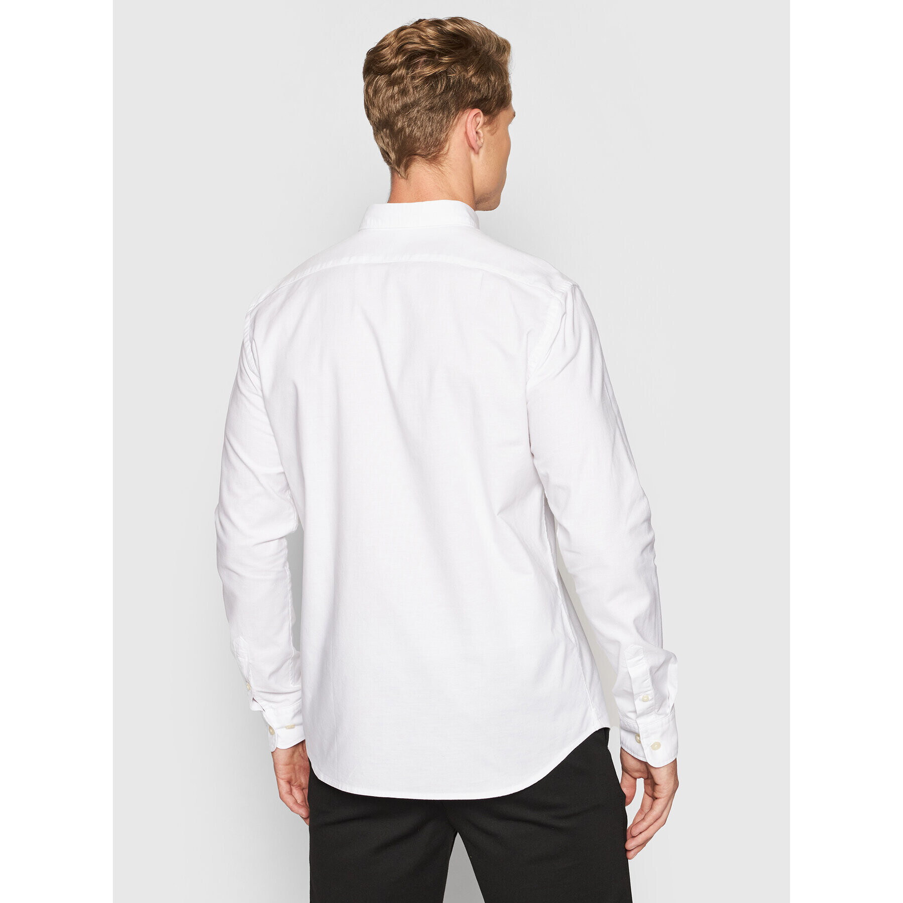 Selected Homme Риза Rick 16077359 Бял Regular Fit - Pepit.bg
