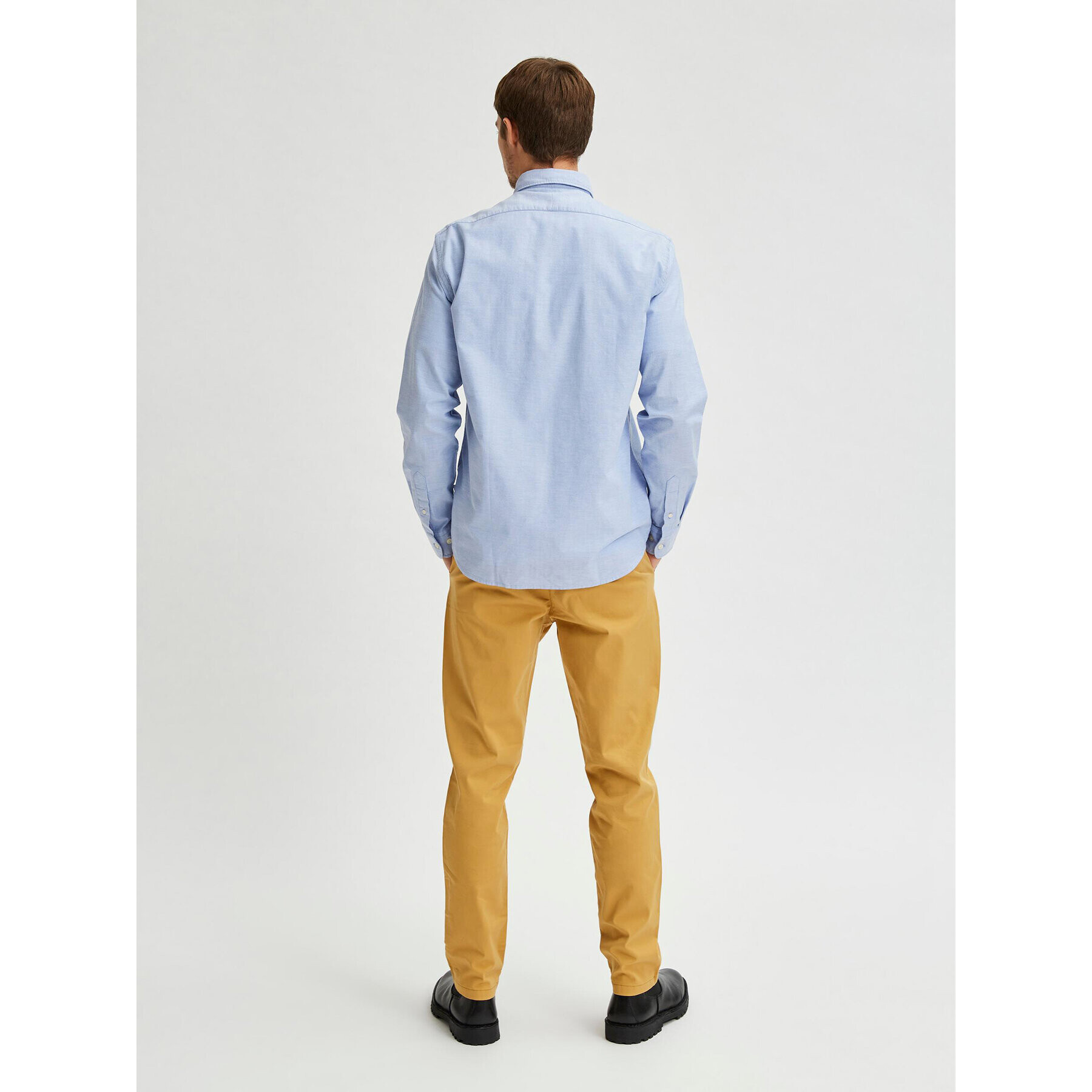 Selected Homme Риза Rick 16077359 Син Regular Fit - Pepit.bg