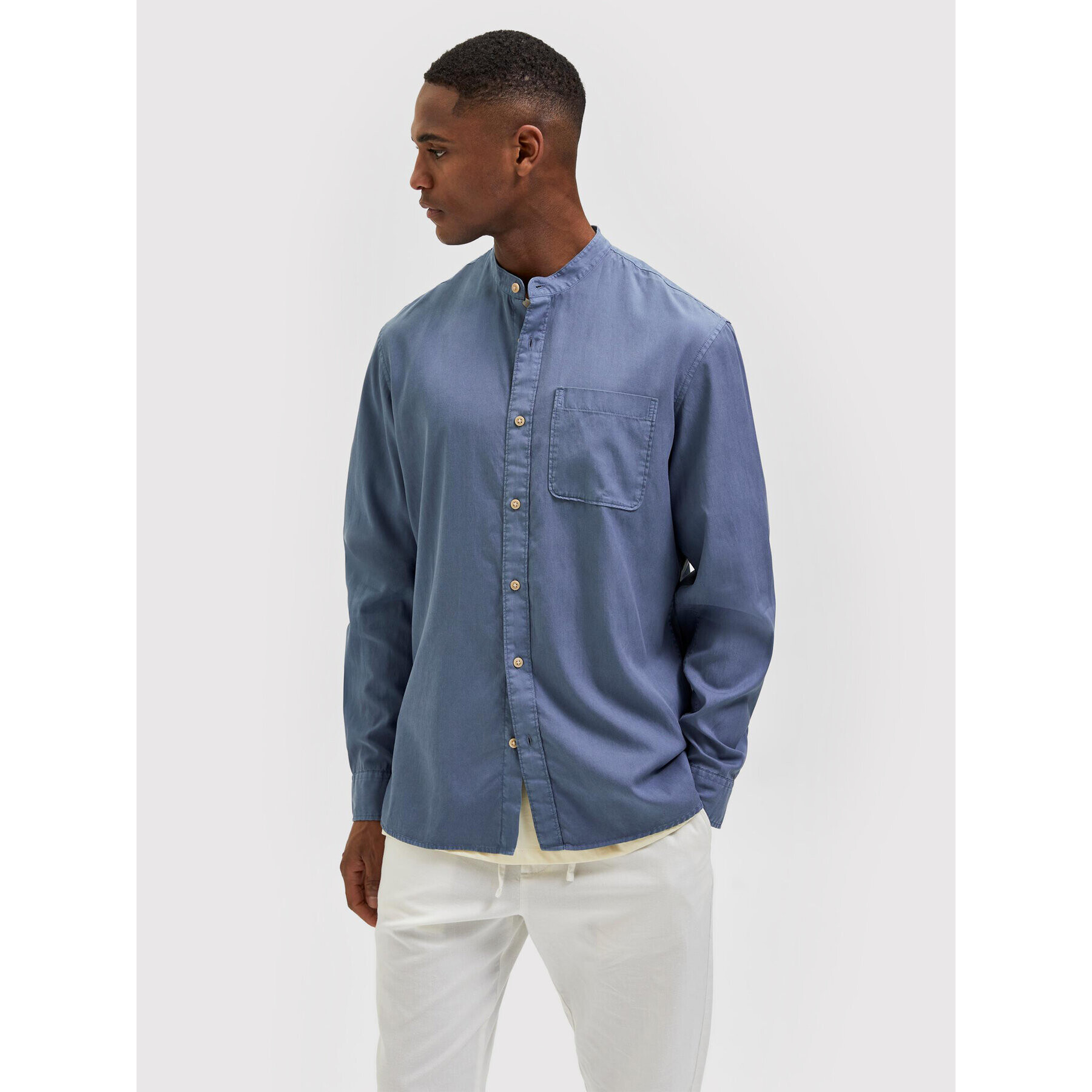 Selected Homme Риза Rick 16083629 Син Slim Fit - Pepit.bg