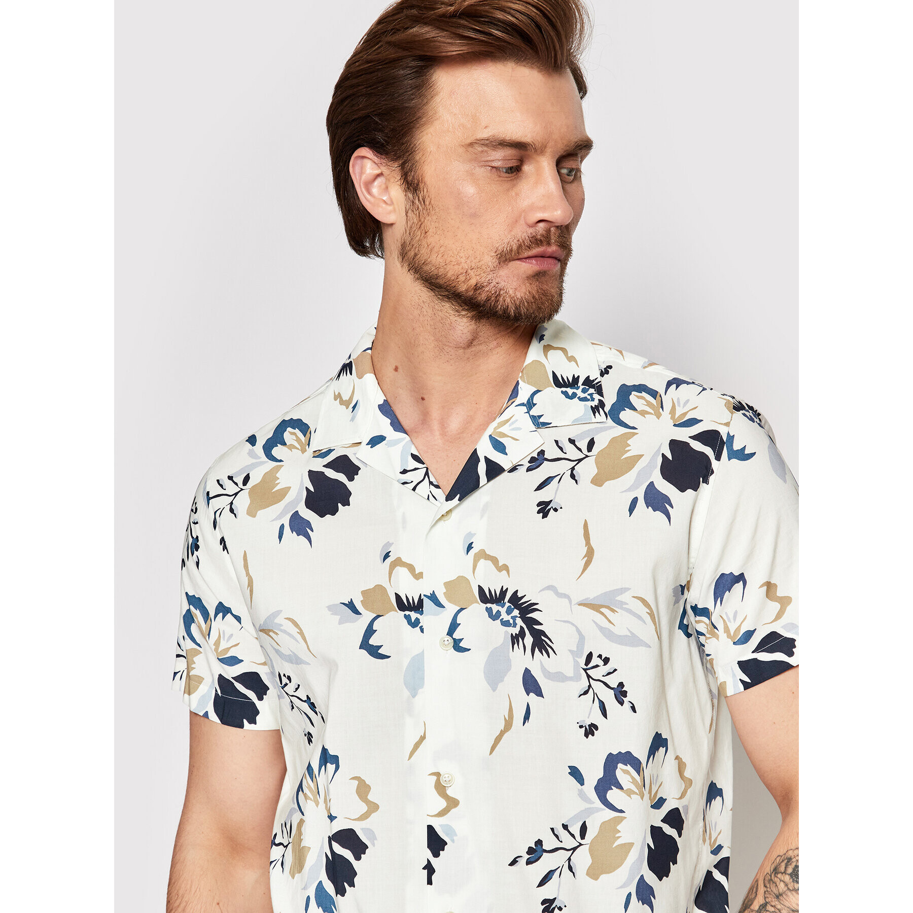 Selected Homme Риза Viggo 16083565 Бежов Regular Fit - Pepit.bg