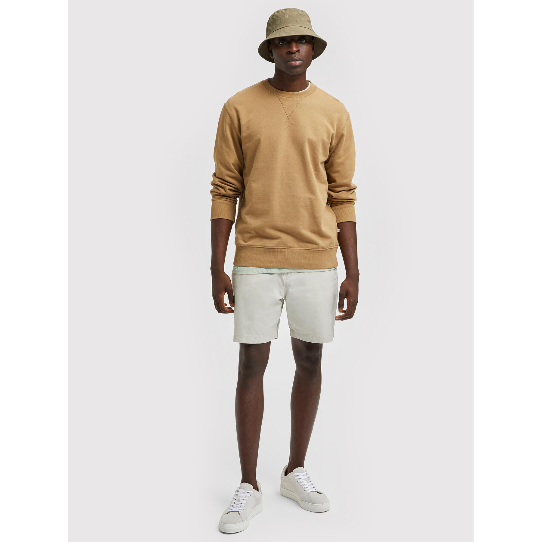 Selected Homme Шорти от плат Flex 16083844 Бежов Regular Fit - Pepit.bg