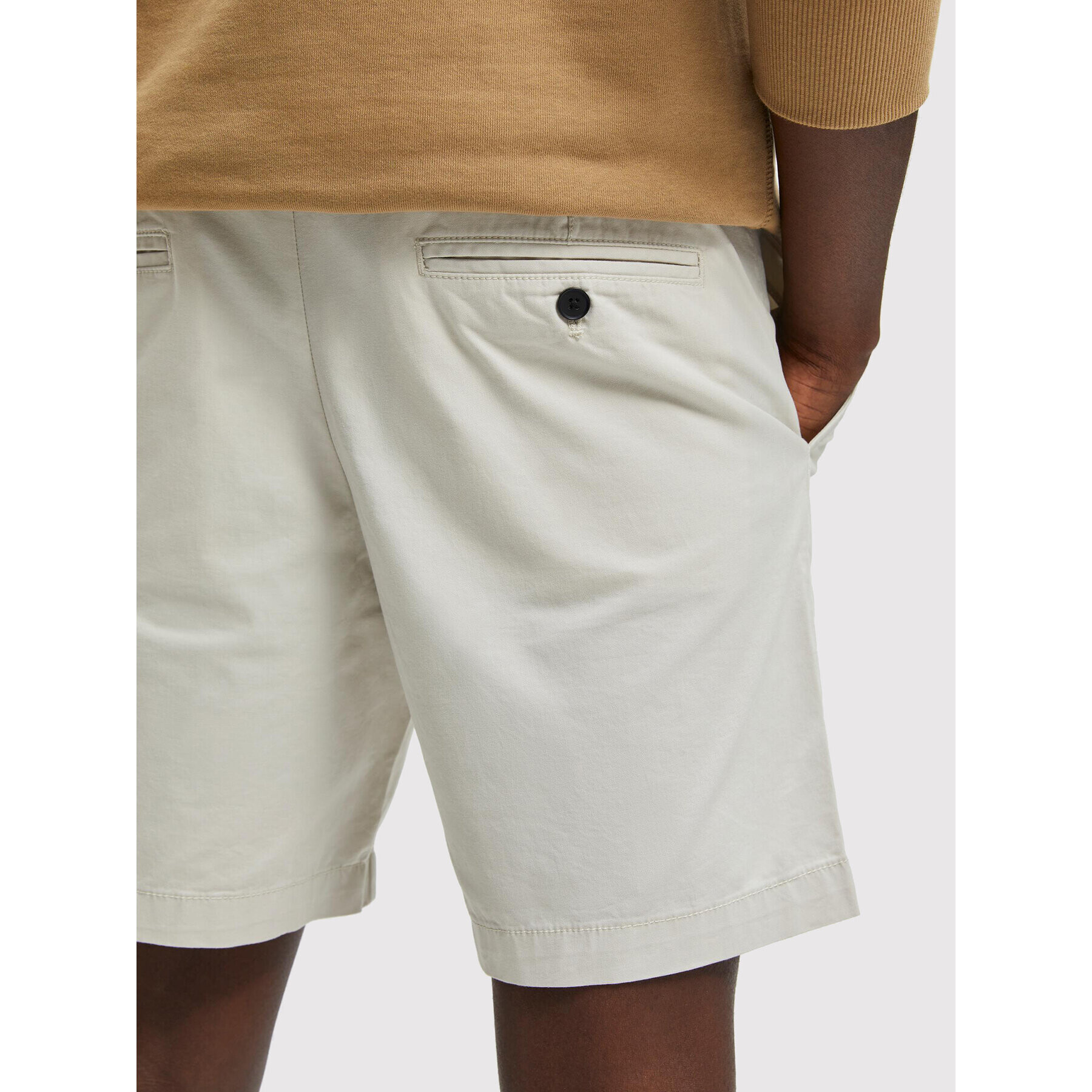 Selected Homme Шорти от плат Flex 16083844 Бежов Regular Fit - Pepit.bg