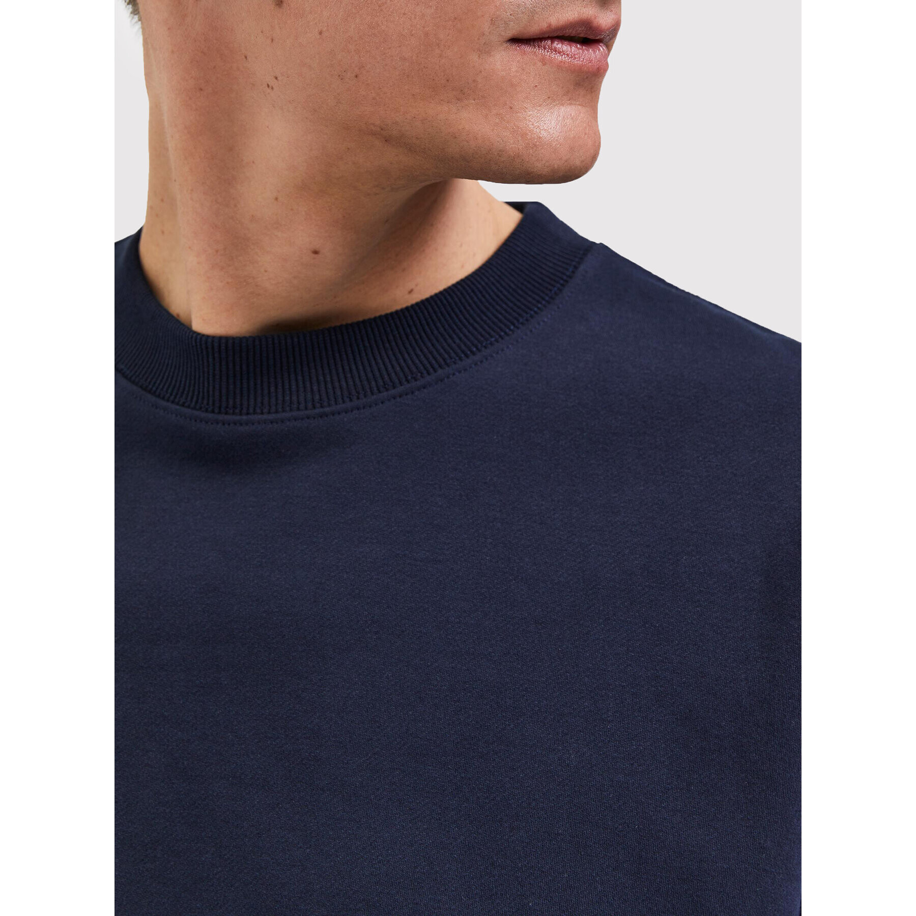 Selected Homme Тишърт Corton 16085663 Тъмносин Oversize - Pepit.bg