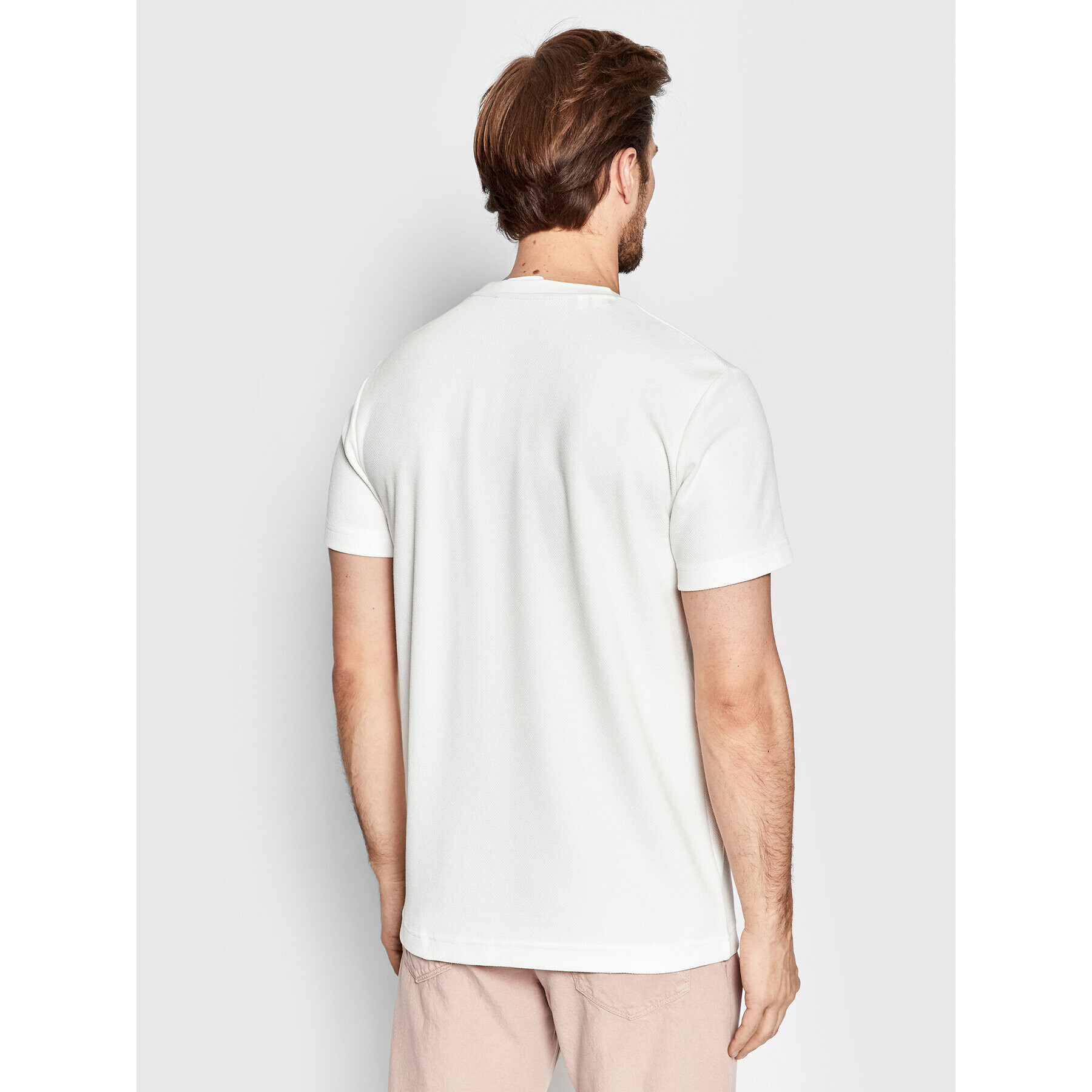 Selected Homme Тишърт Eshan 16084630 Бял Regular Fit - Pepit.bg