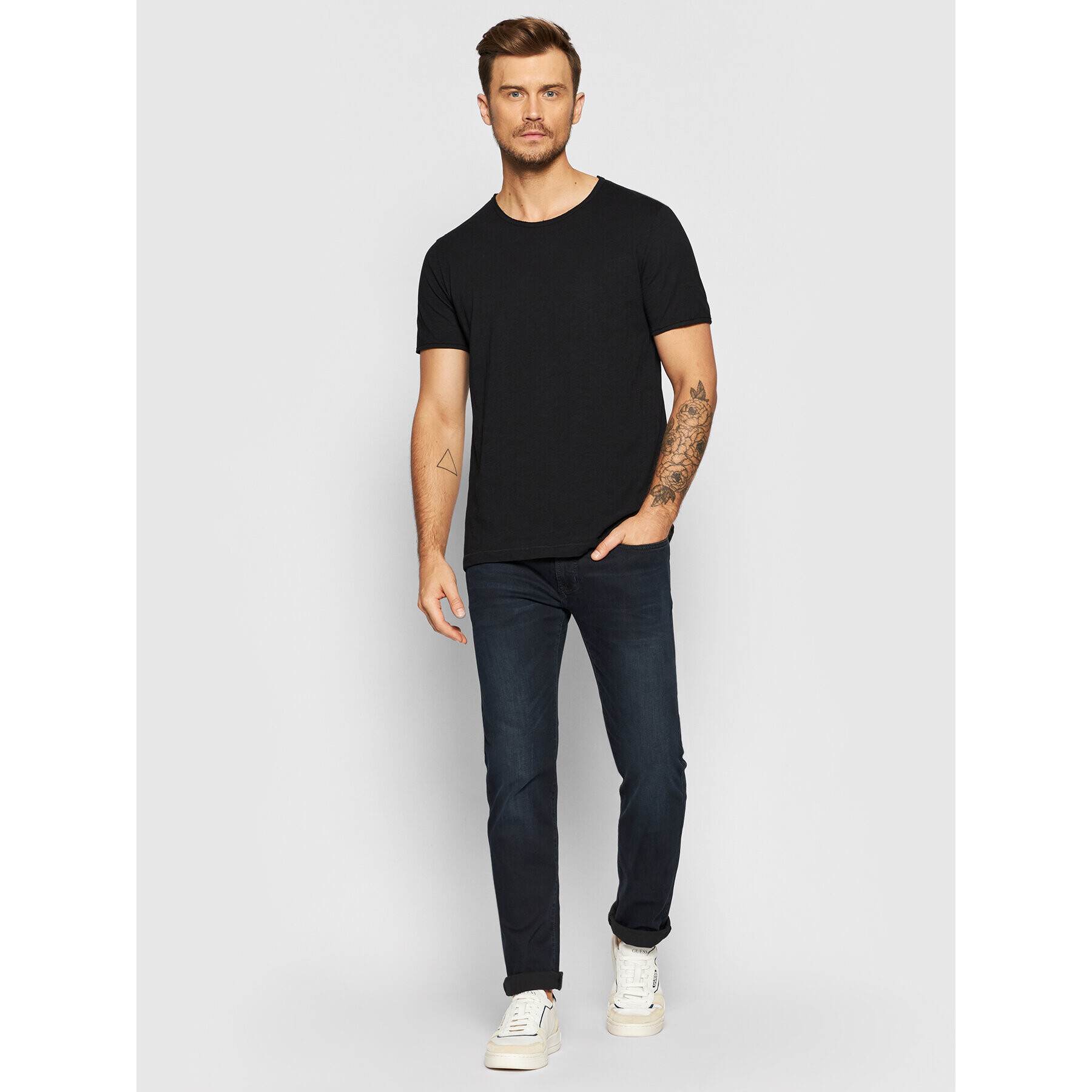 Selected Homme Тишърт Morgan 16071775 Черен Regular Fit - Pepit.bg