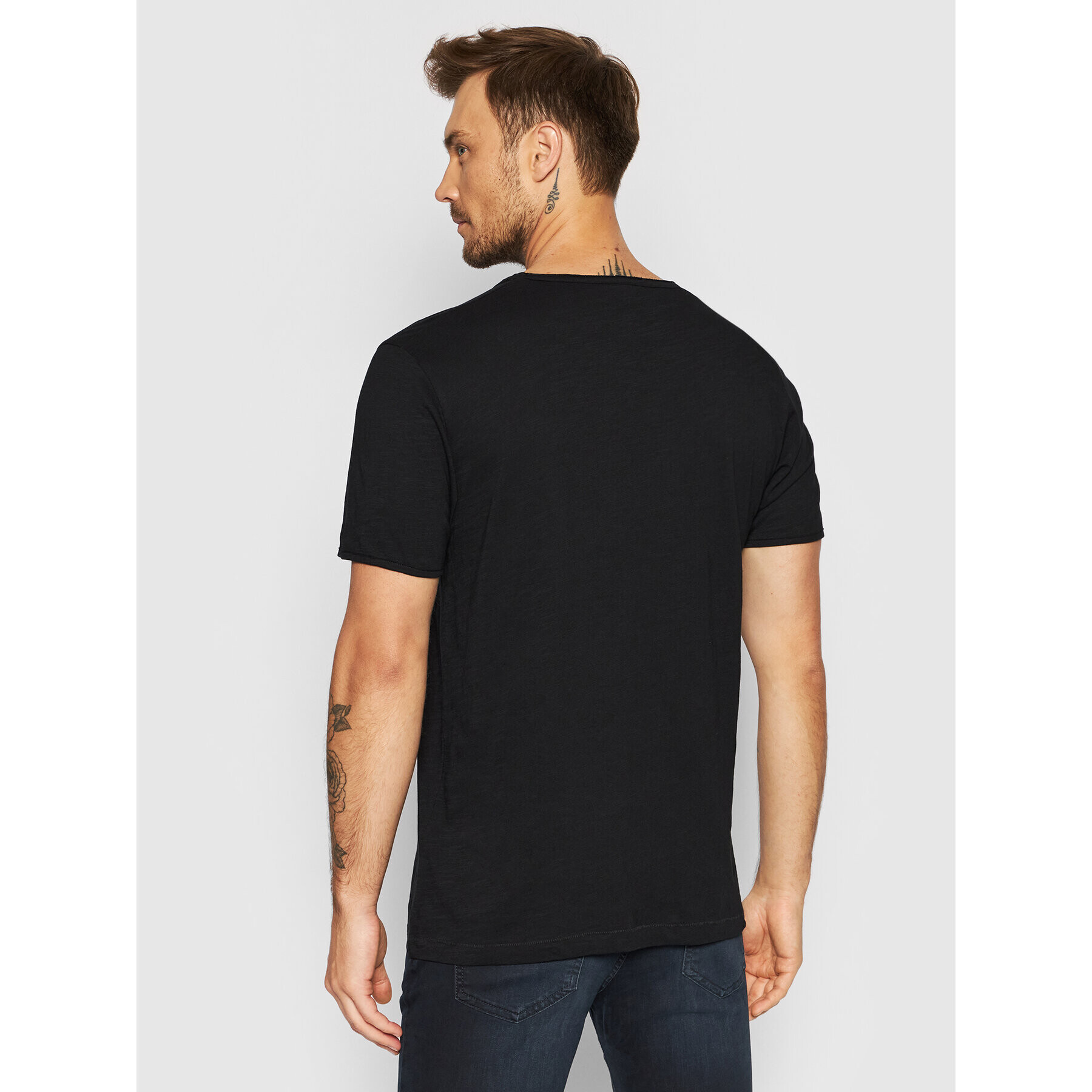 Selected Homme Тишърт Morgan 16071775 Черен Regular Fit - Pepit.bg