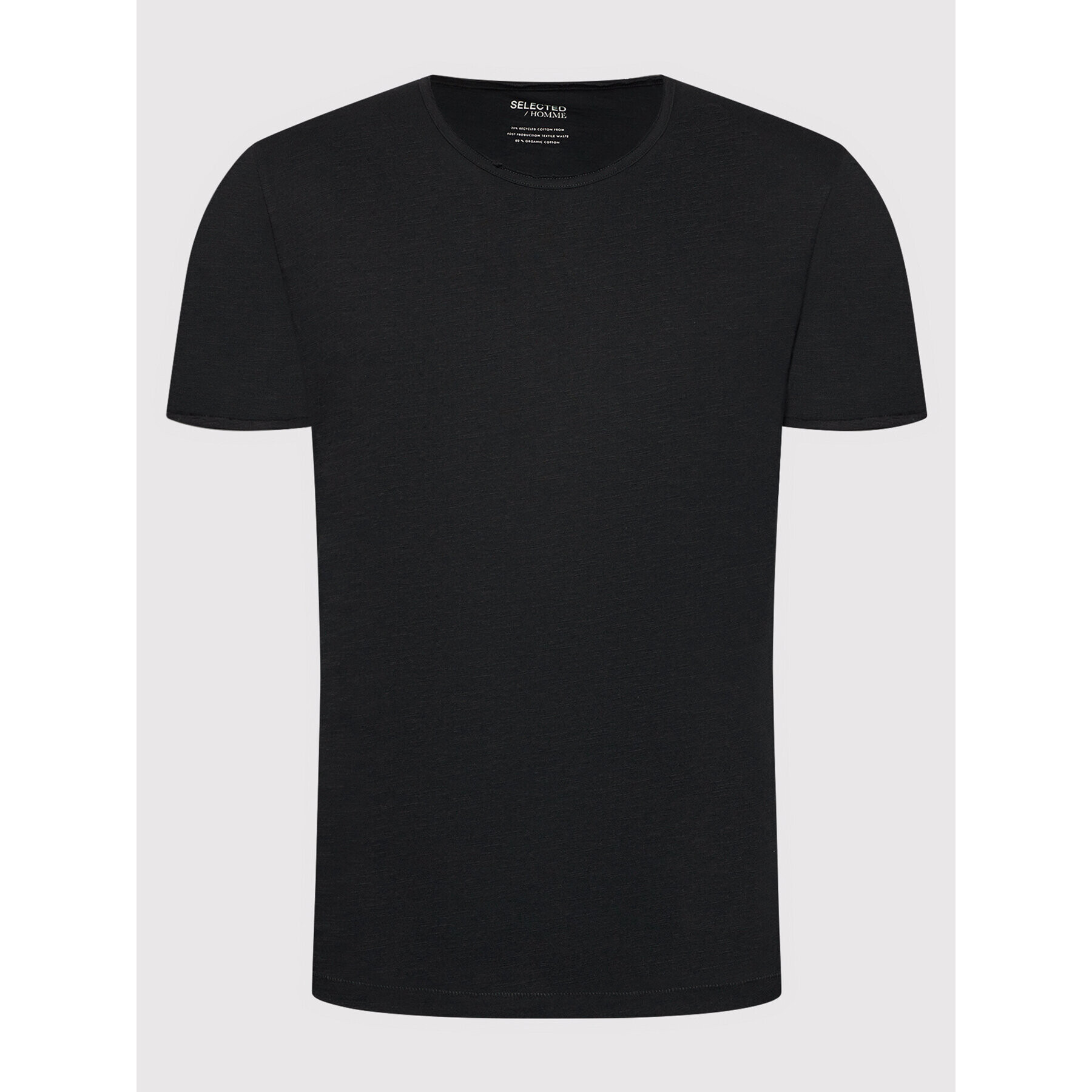 Selected Homme Тишърт Morgan 16071775 Черен Regular Fit - Pepit.bg