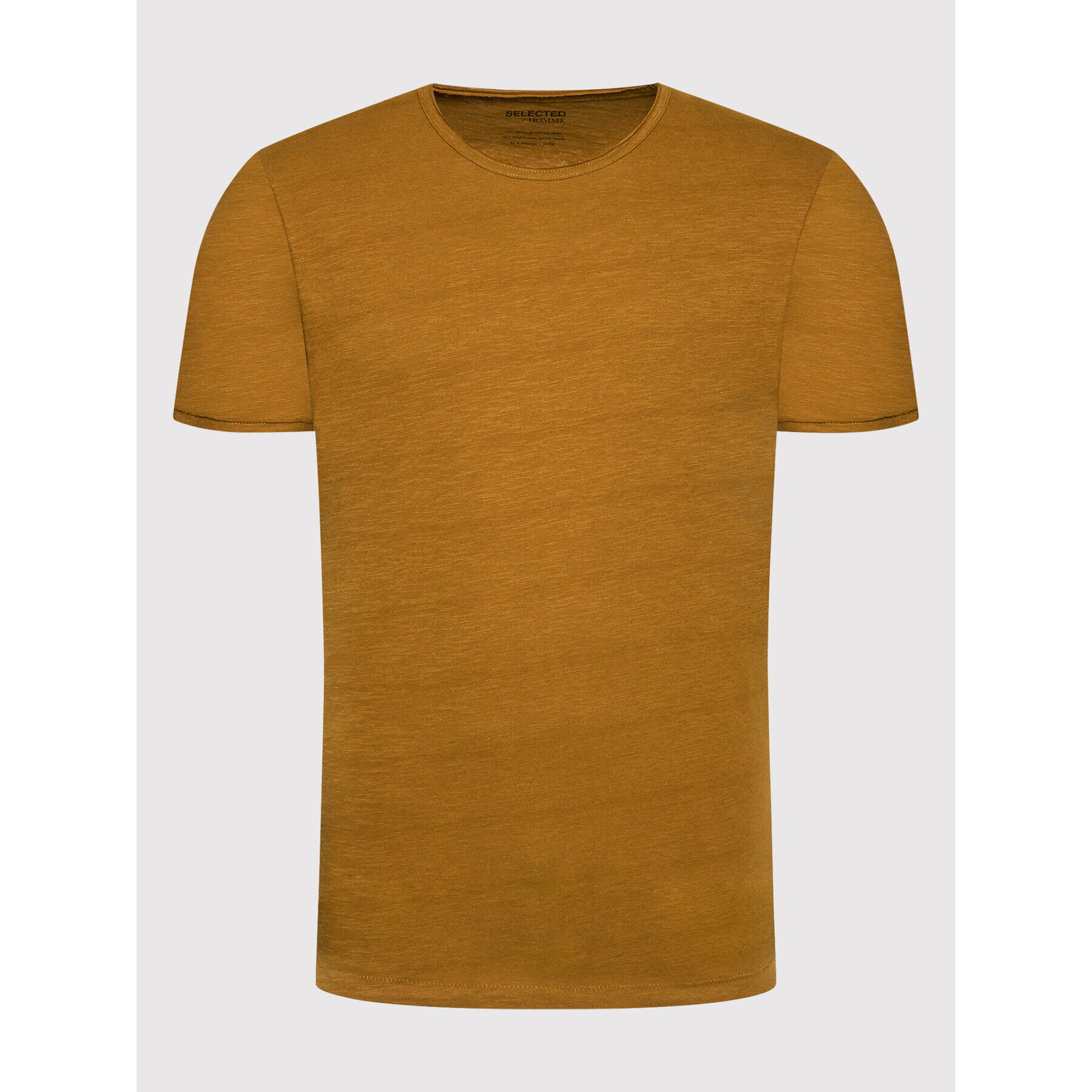 Selected Homme Тишърт Morgan 16071775 Кафяв Regular Fit - Pepit.bg