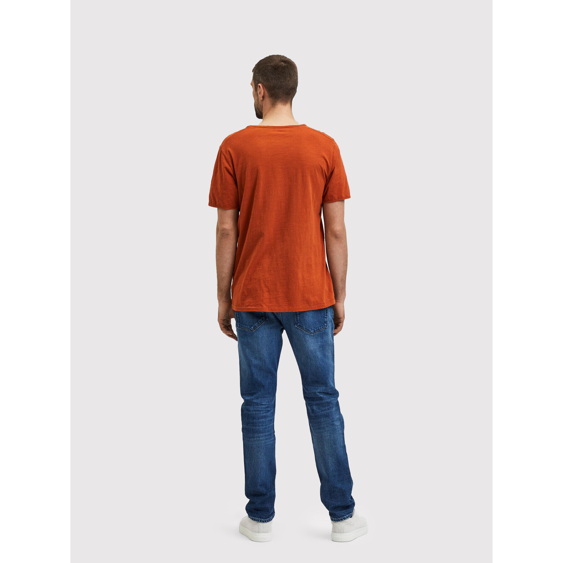 Selected Homme Тишърт Morgan 16071775 Кафяв Regular Fit - Pepit.bg