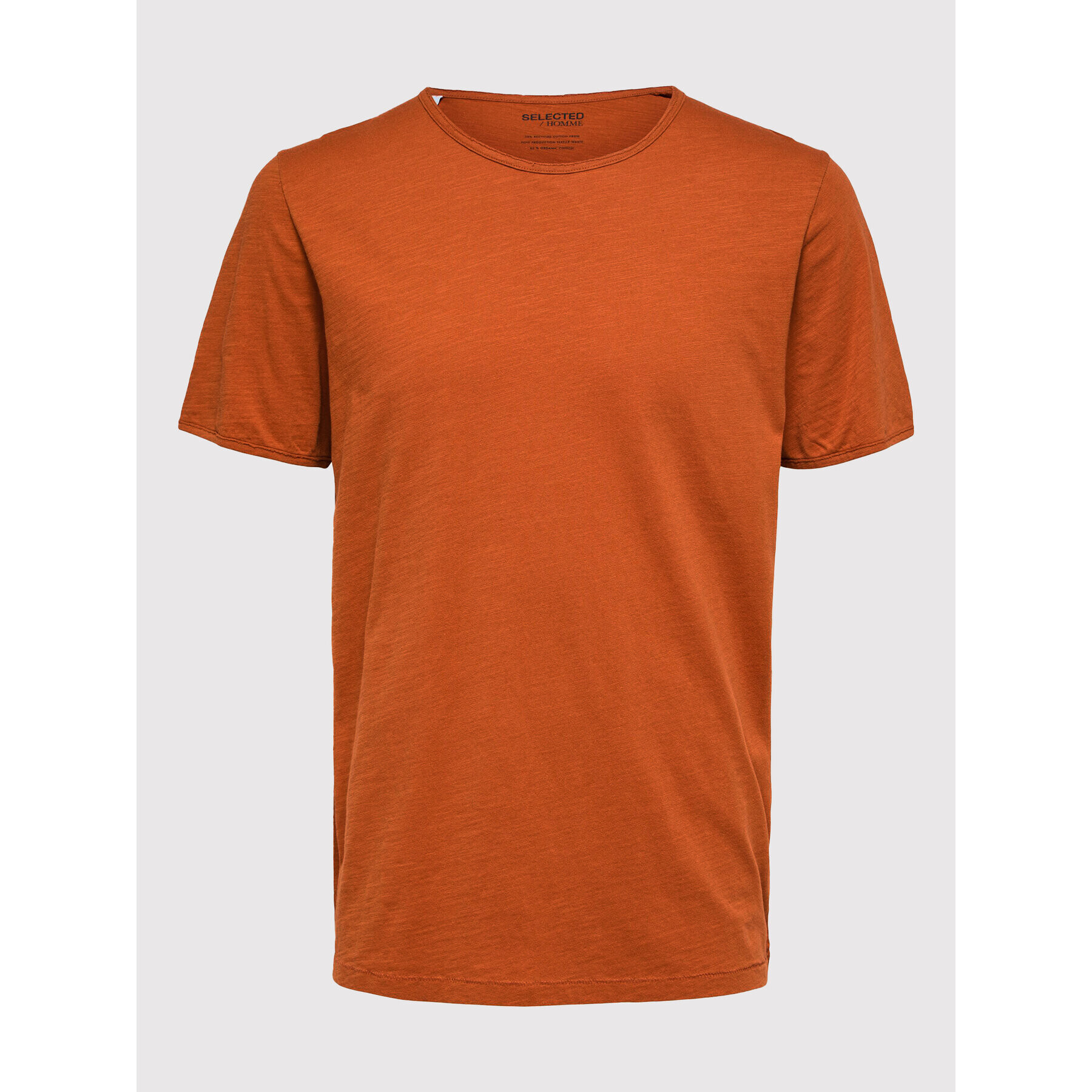 Selected Homme Тишърт Morgan 16071775 Кафяв Regular Fit - Pepit.bg