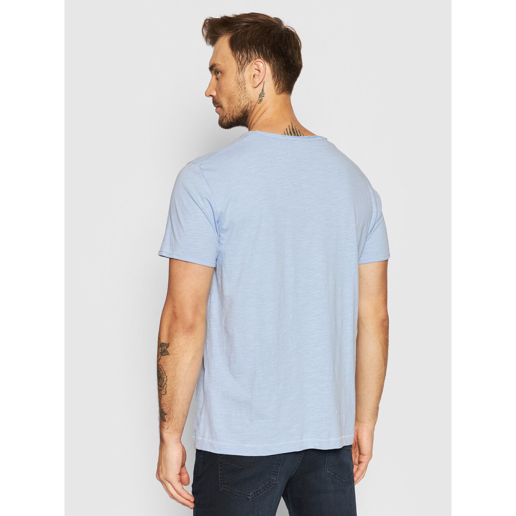 Selected Homme Тишърт Morgan 16071775 Син Regular Fit - Pepit.bg