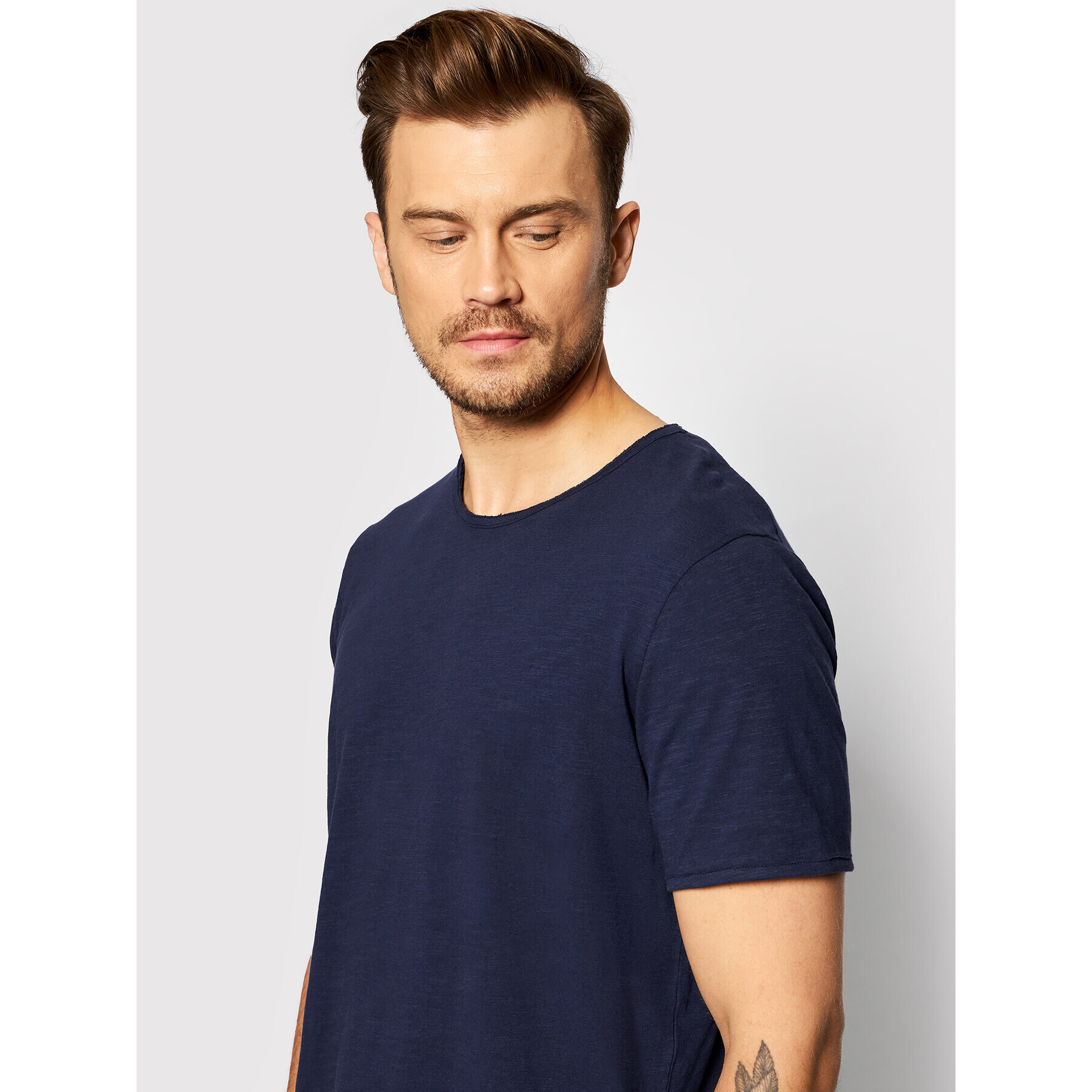 Selected Homme Тишърт Morgan 16071775 Тъмносин Regular Fit - Pepit.bg