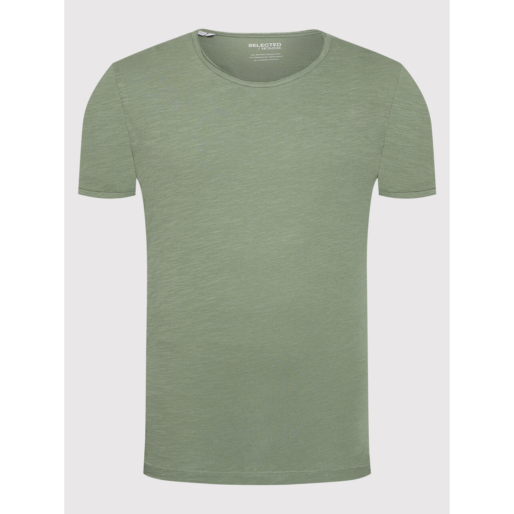 Selected Homme Тишърт Morgan 16071775 Зелен Regular Fit - Pepit.bg
