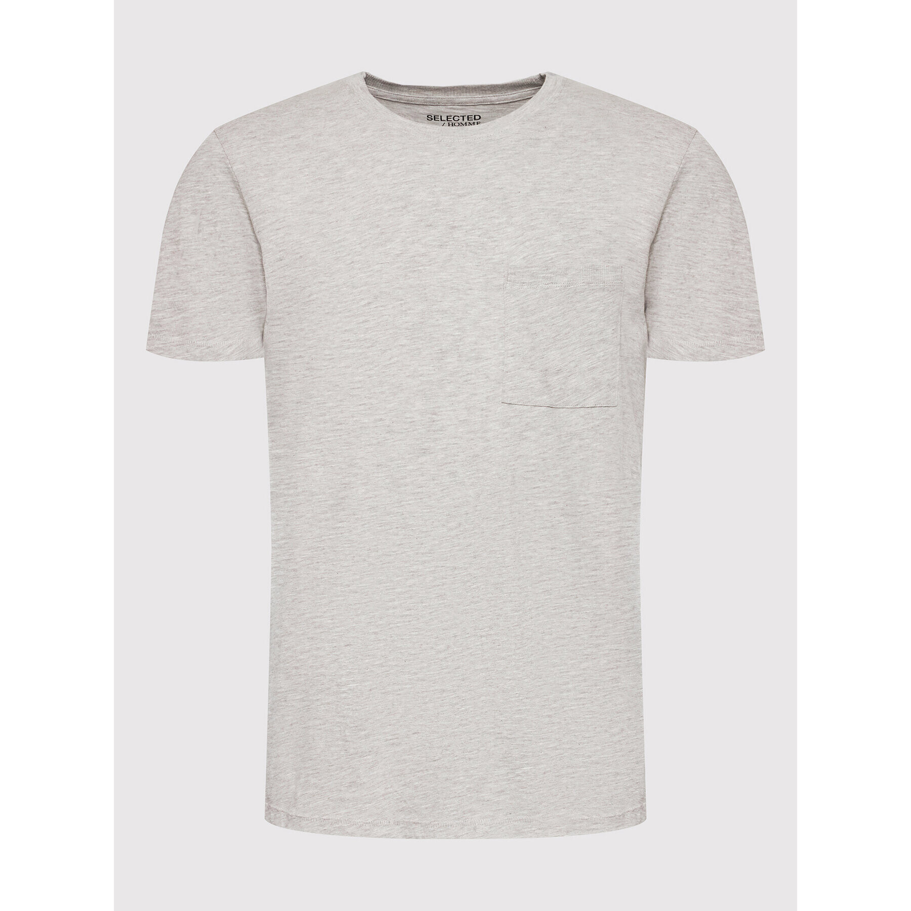 Selected Homme Тишърт Rockford 16083432 Сив Regular Fit - Pepit.bg