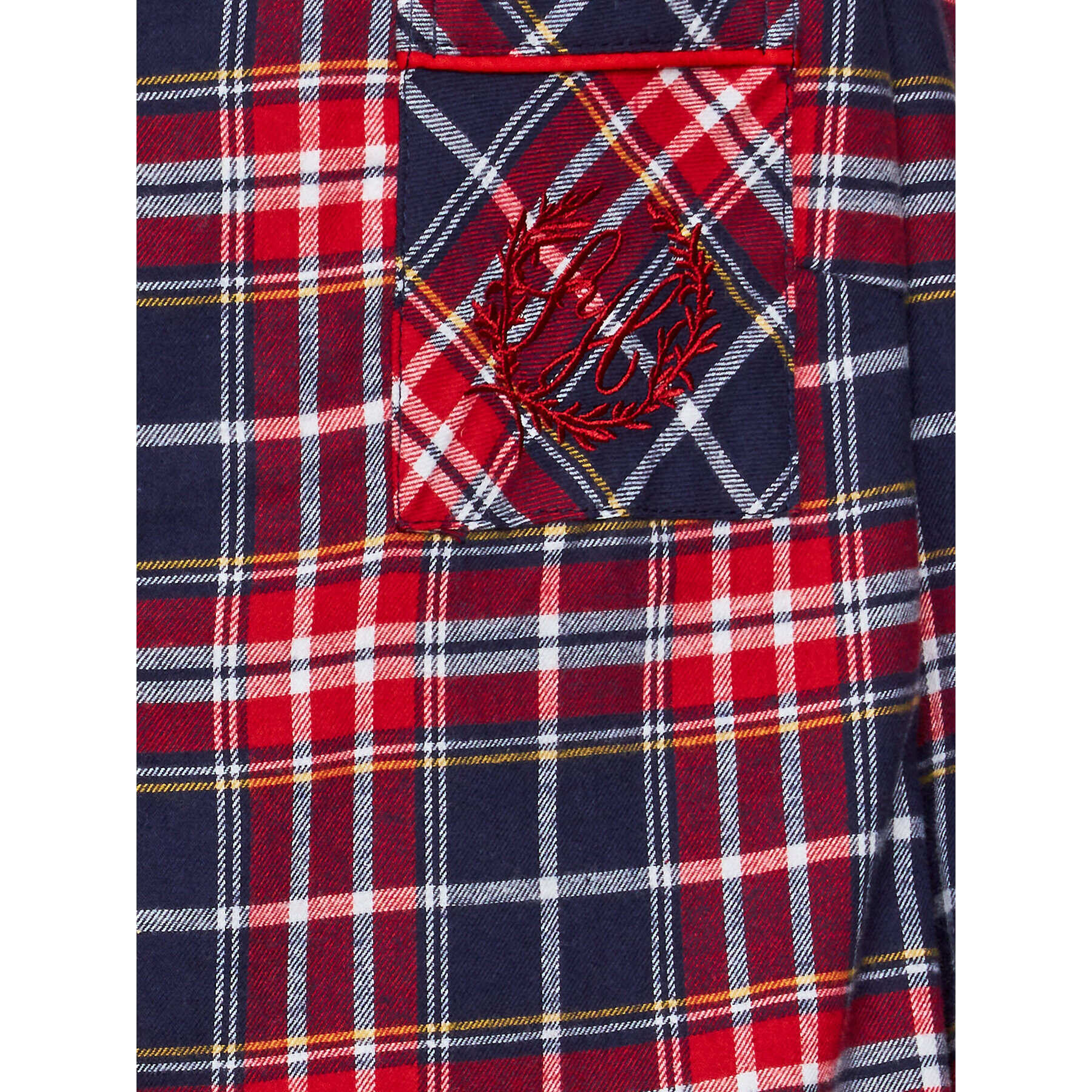 Selmark Пижама Big Family P7276 Червен Regular Fit - Pepit.bg