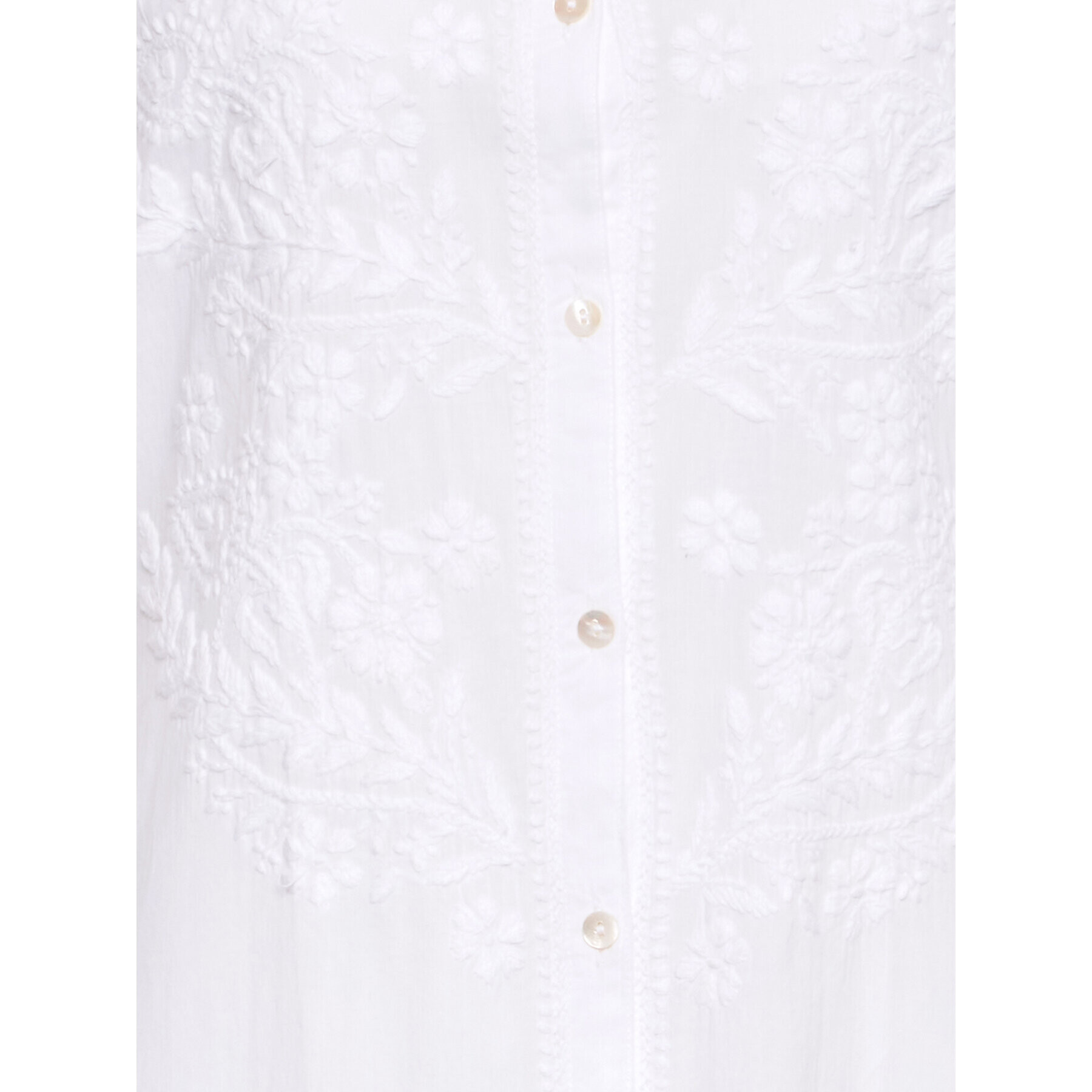 Selmark Рокля тип риза Vestido BC069 Бял Regular Fit - Pepit.bg