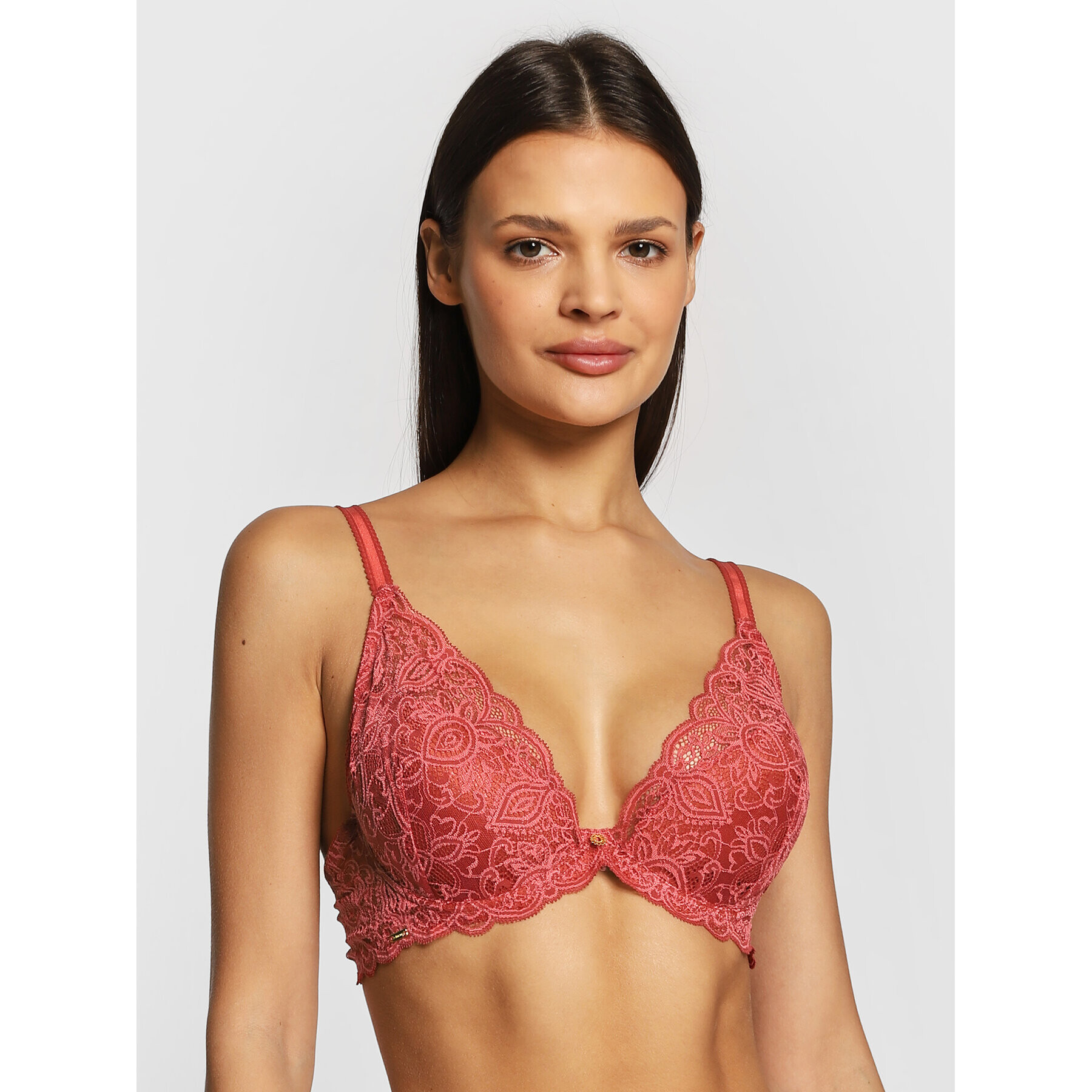 Selmark Сутиен с банели Francesca 60915 Червен - Pepit.bg