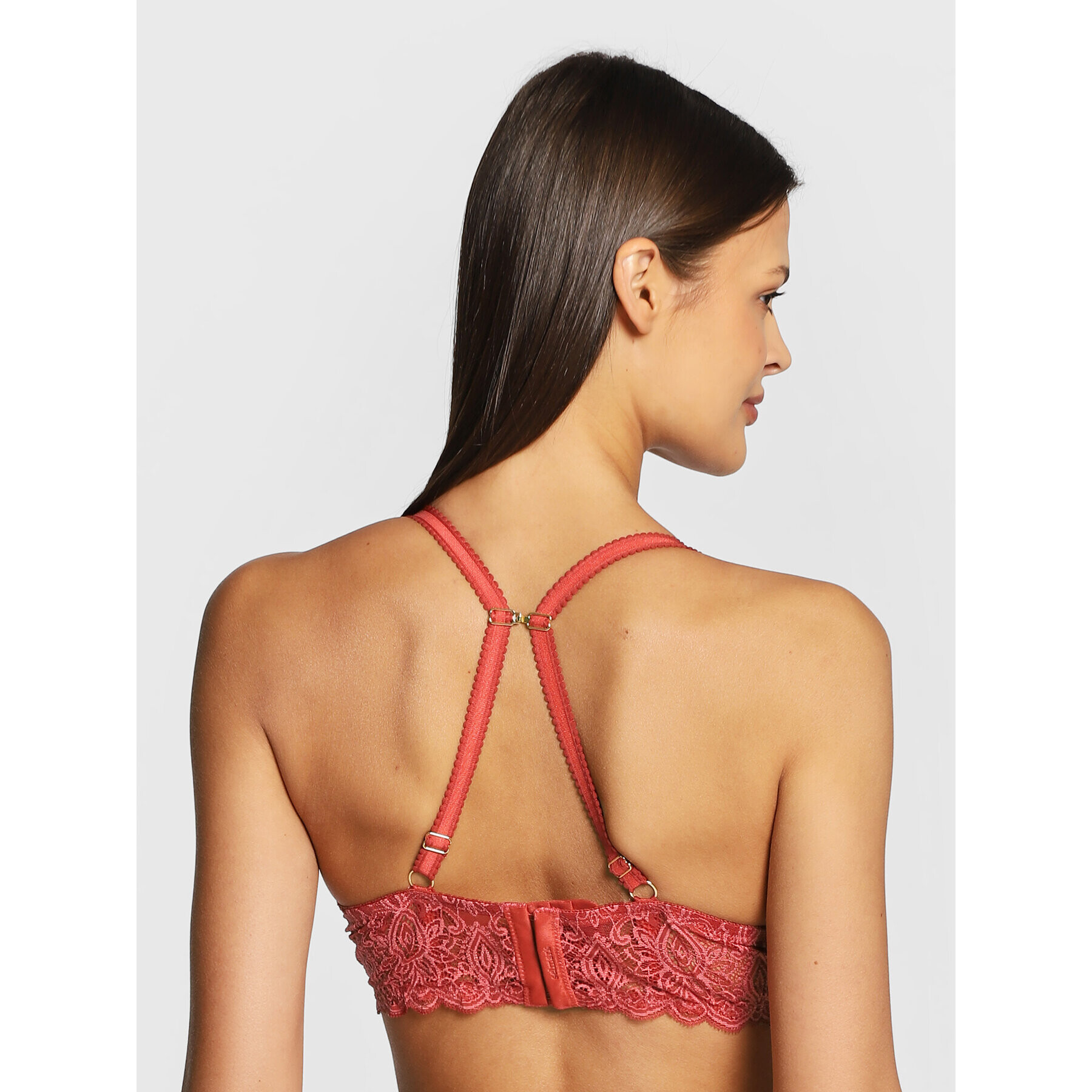 Selmark Сутиен с банели Francesca 60915 Червен - Pepit.bg
