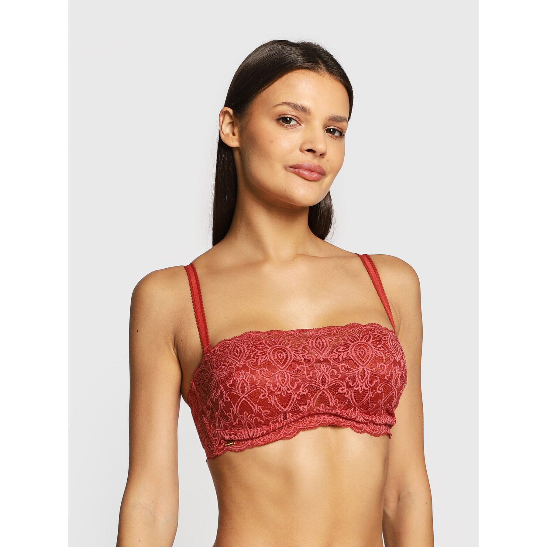 Selmark Сутиен с банели Francesca 60936 Червен - Pepit.bg