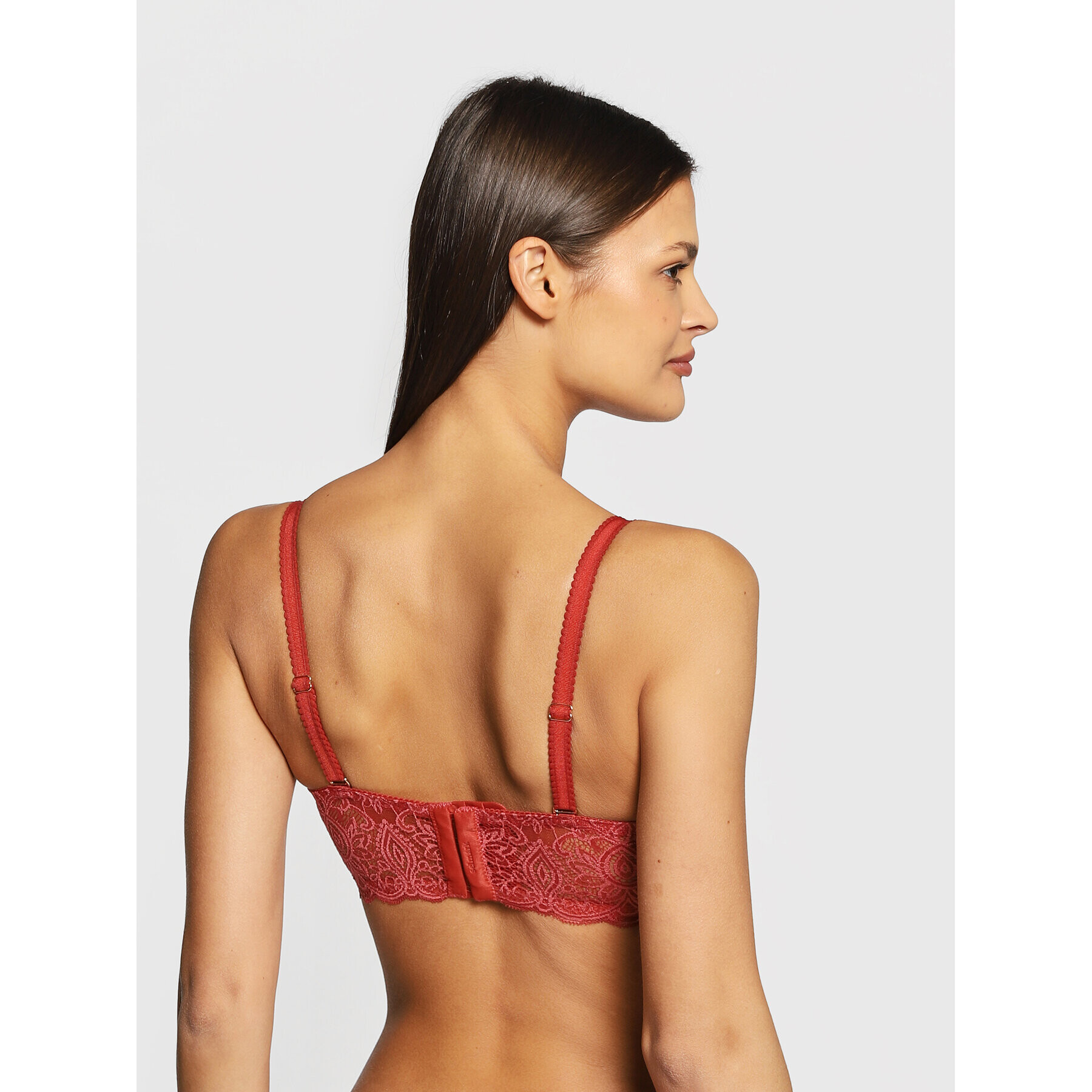 Selmark Сутиен с банели Francesca 60936 Червен - Pepit.bg