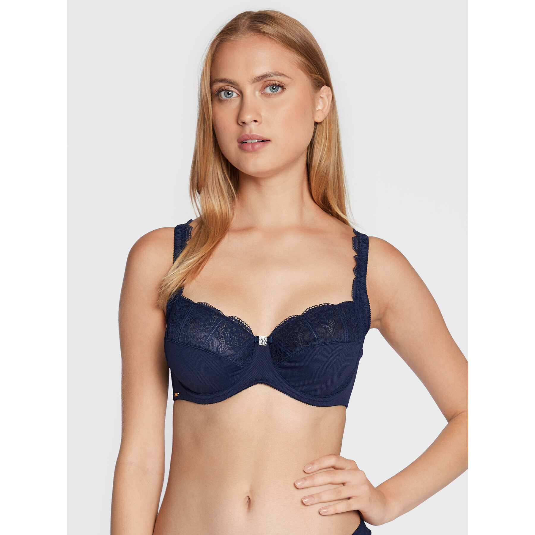 Selmark Сутиен с банели Nicole 50912 Тъмносин - Pepit.bg