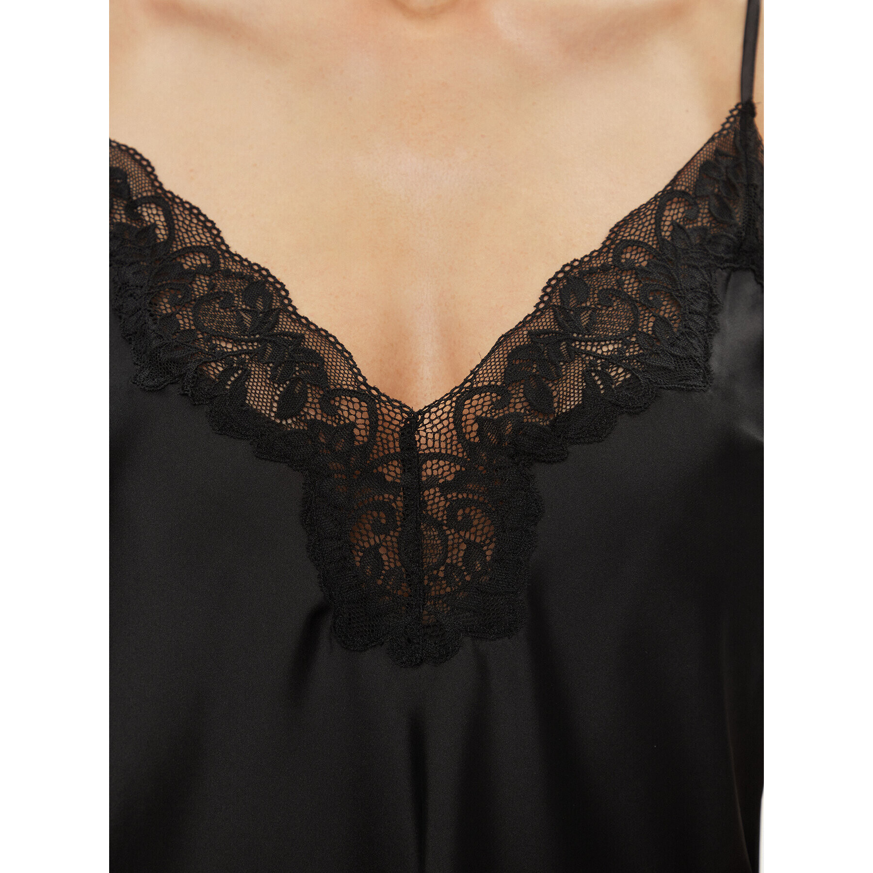 Selmark Тениска на пижама Gabrielle 61061 Черен Regular Fit - Pepit.bg