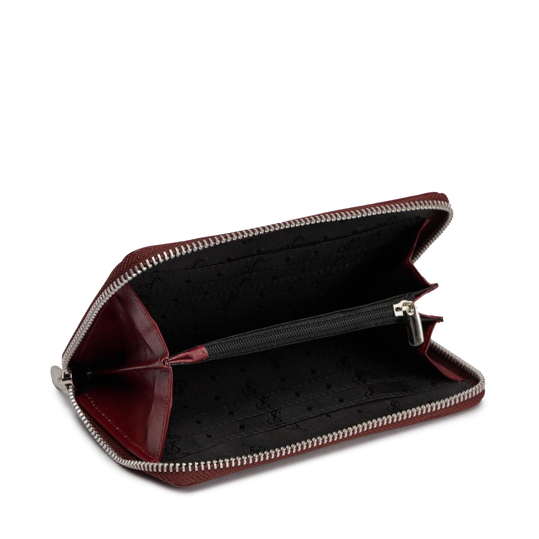 Semi Line Голям дамски портфейл P8262-2 Бордо - Pepit.bg