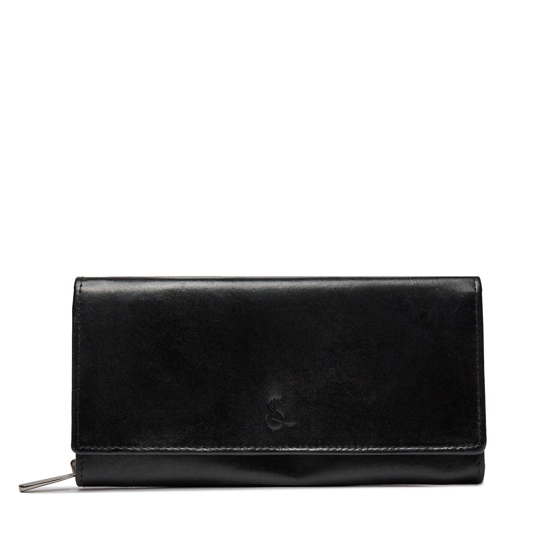 Semi Line Голям дамски портфейл P8264-0 Черен - Pepit.bg