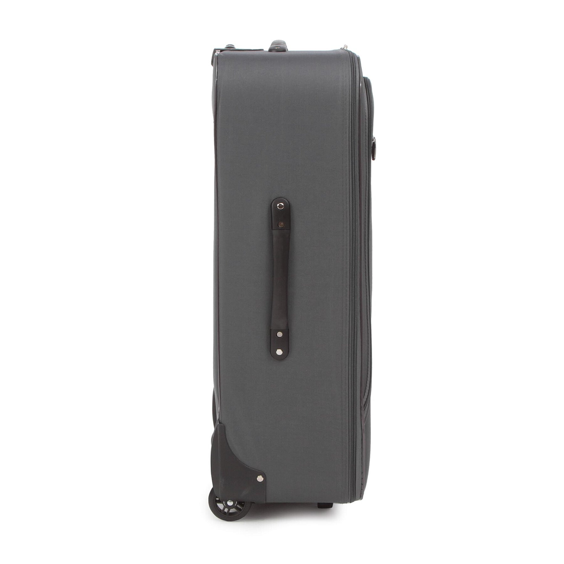 Semi Line Голям твърд куфар T5555-4 Сив - Pepit.bg