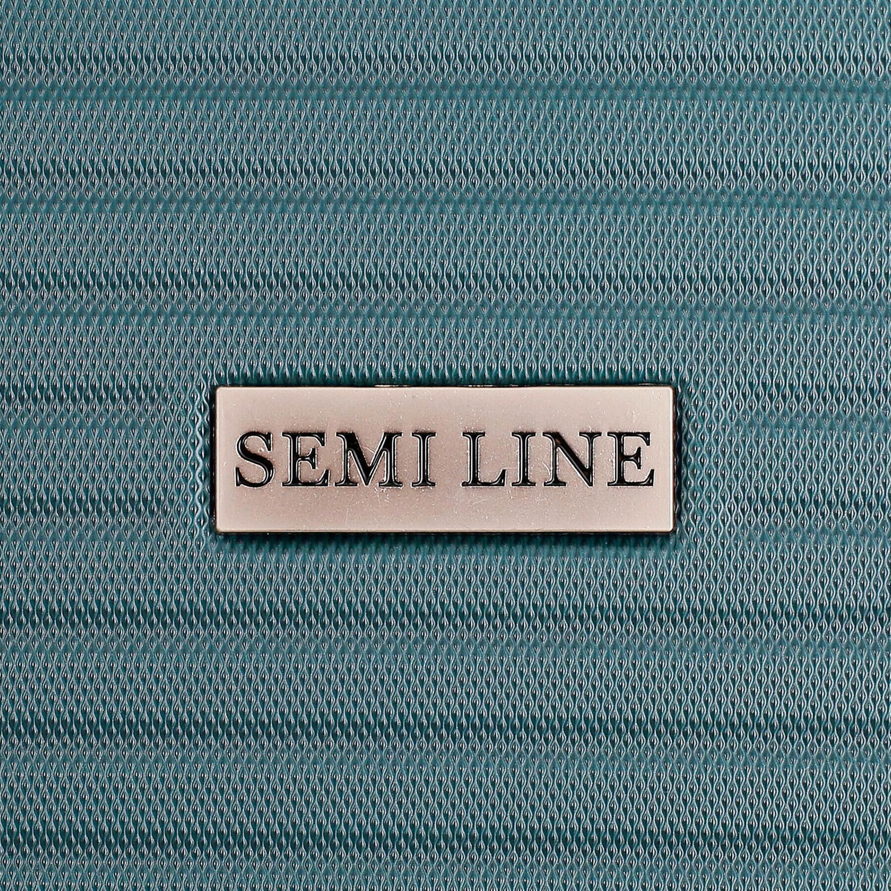 Semi Line Голям твърд куфар T5641-6 Зелен - Pepit.bg