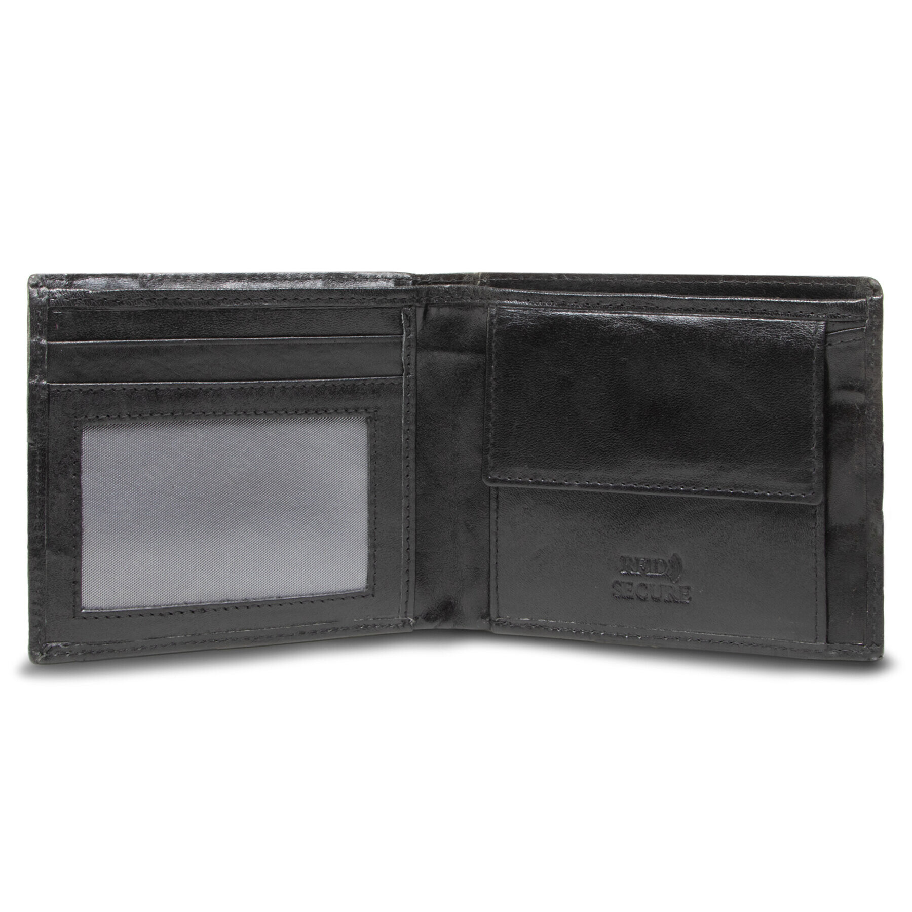 Semi Line Голям мъжки портфейл P8227-0 Черен - Pepit.bg