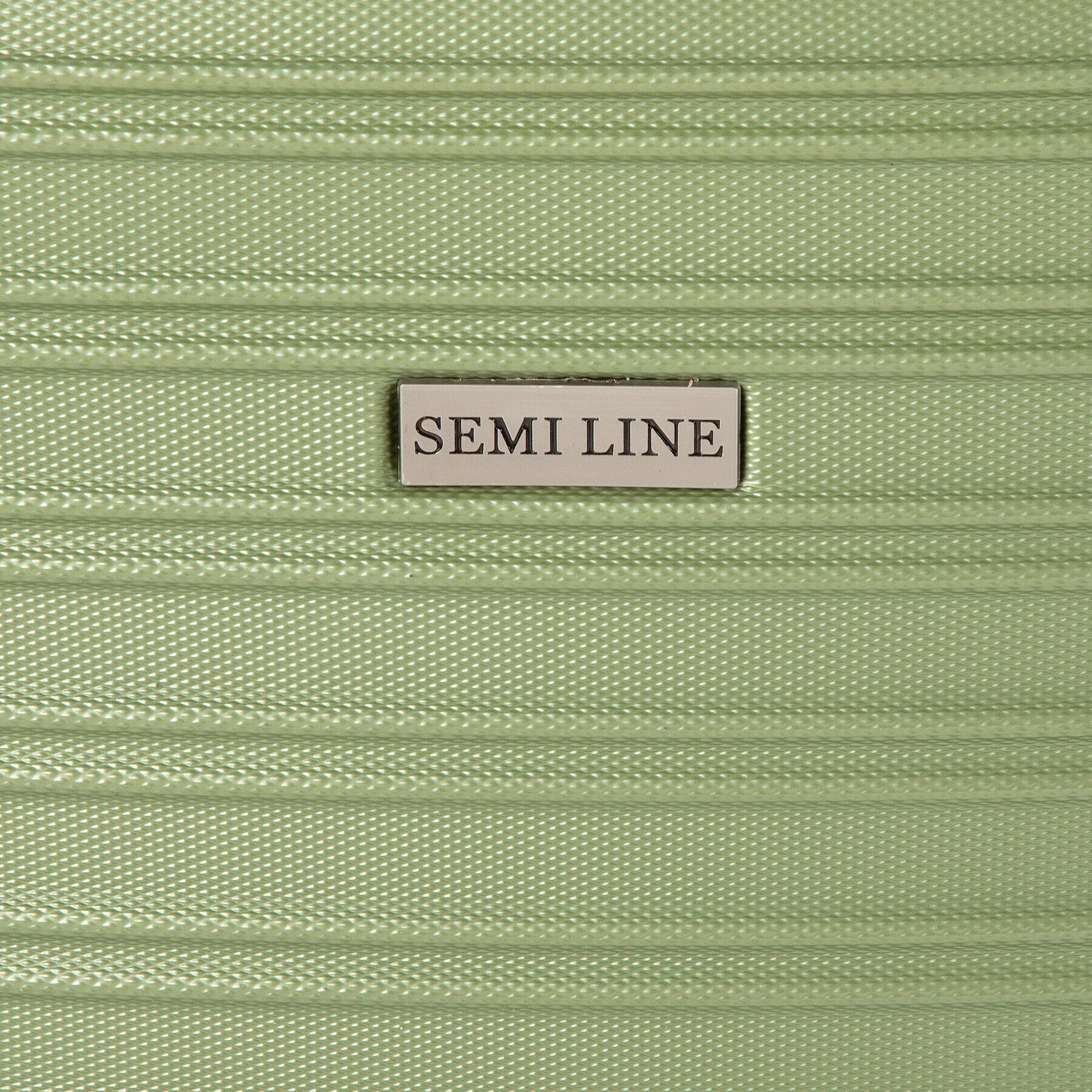 Semi Line Малък твърд куфар T5493-1 Зелен - Pepit.bg