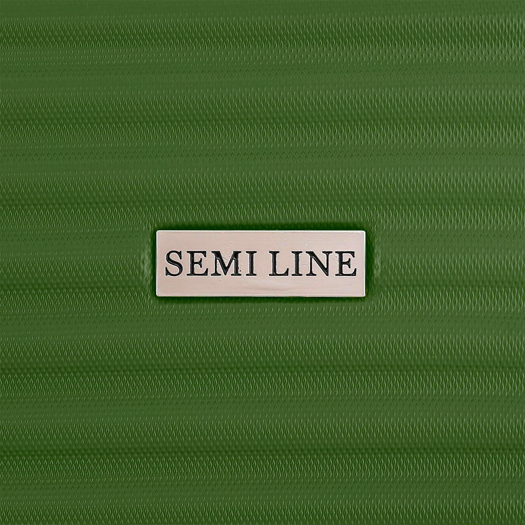 Semi Line Малък твърд куфар T5575-2 Зелен - Pepit.bg