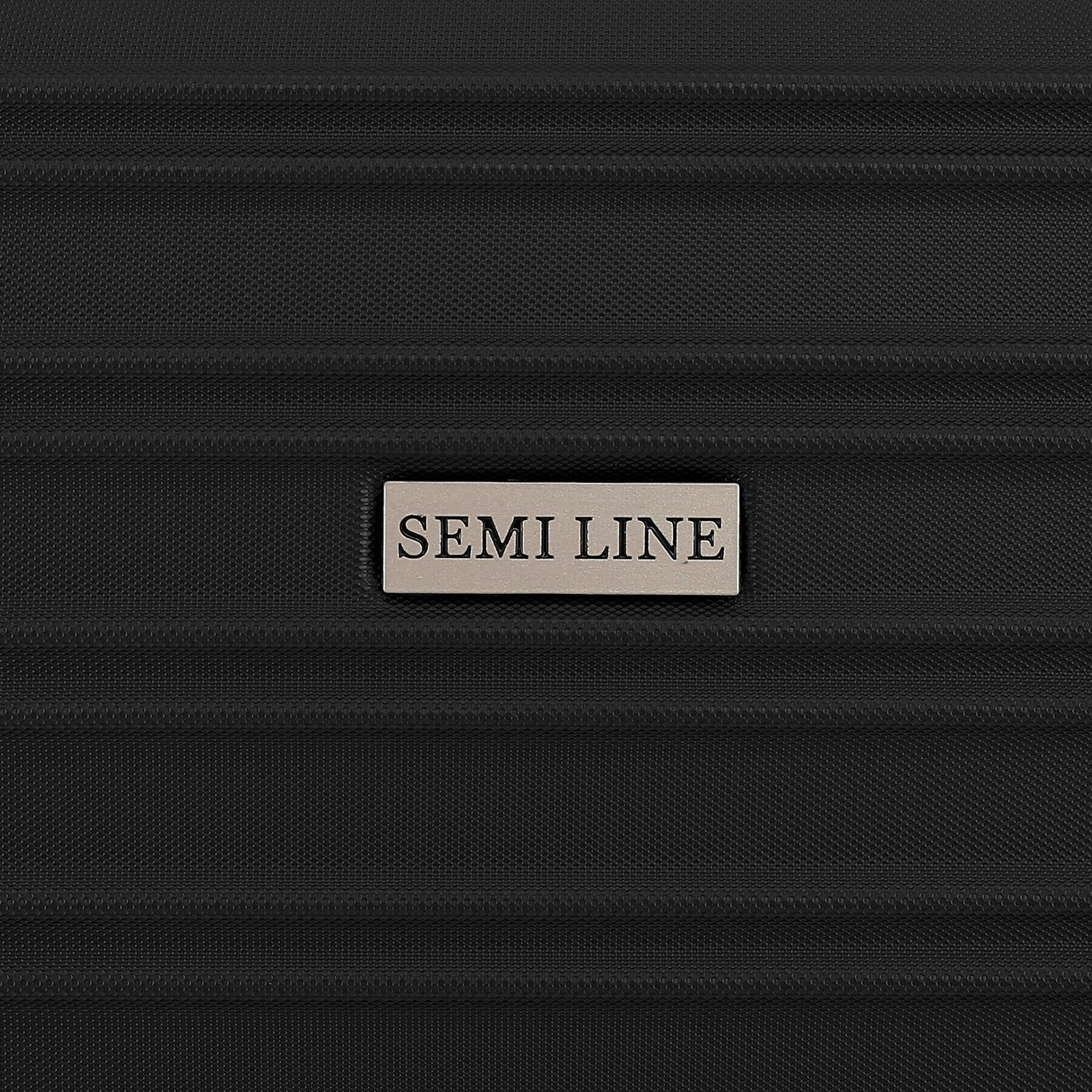 Semi Line Малък твърд куфар T5636-2 Черен - Pepit.bg