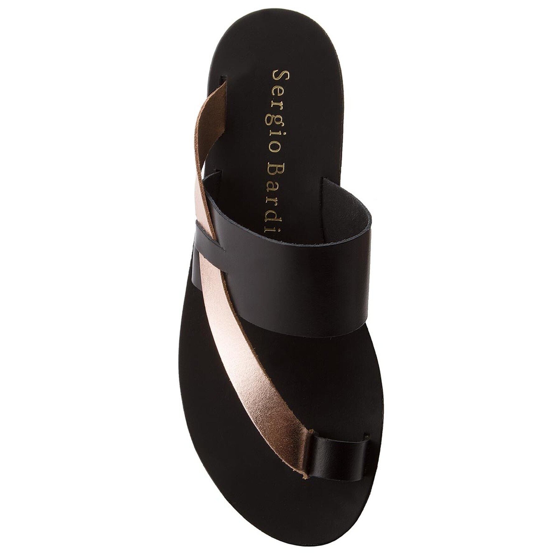 Sergio Bardi Джапанки Bianzano SS127317918AB Черен - Pepit.bg