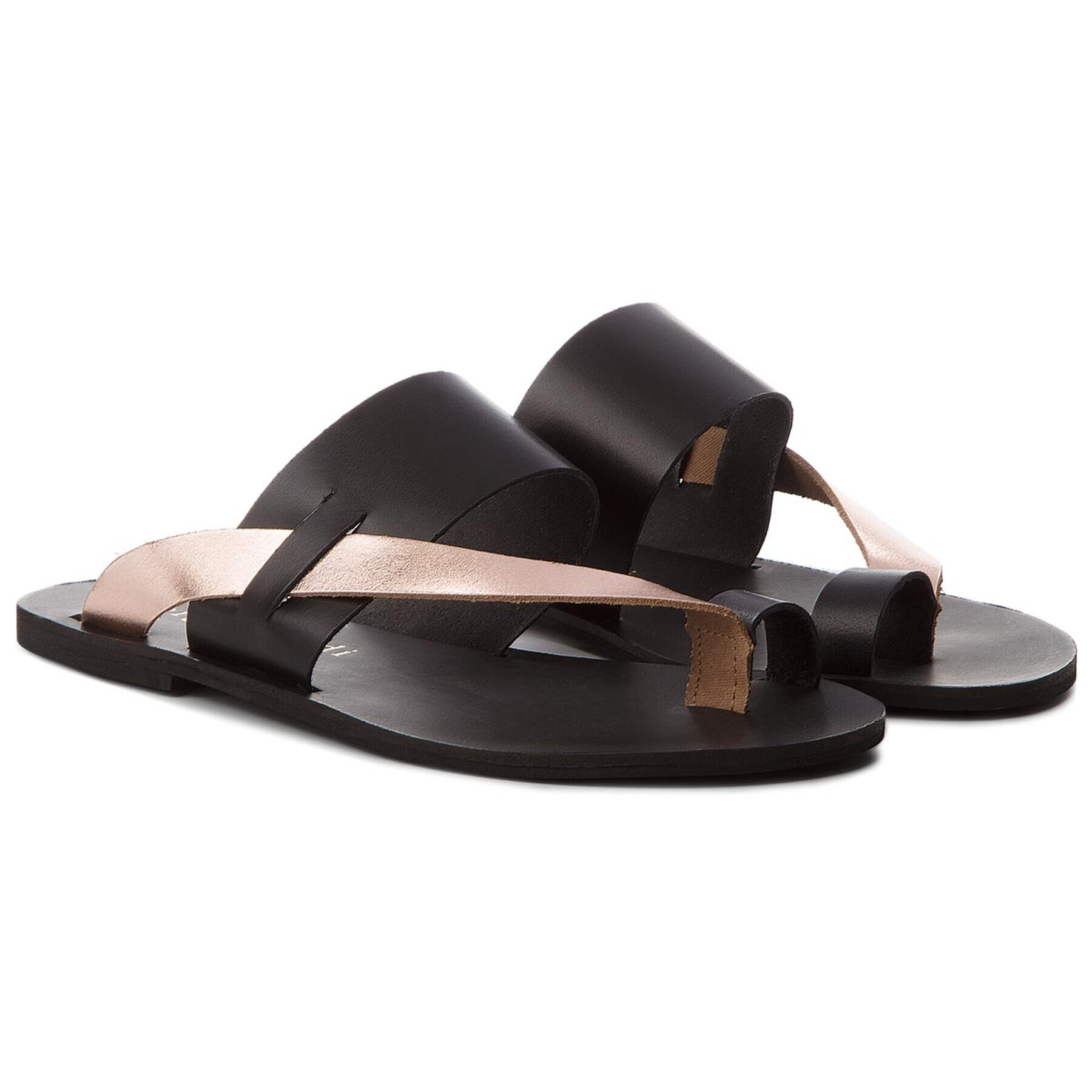 Sergio Bardi Джапанки Bianzano SS127317918AB Черен - Pepit.bg