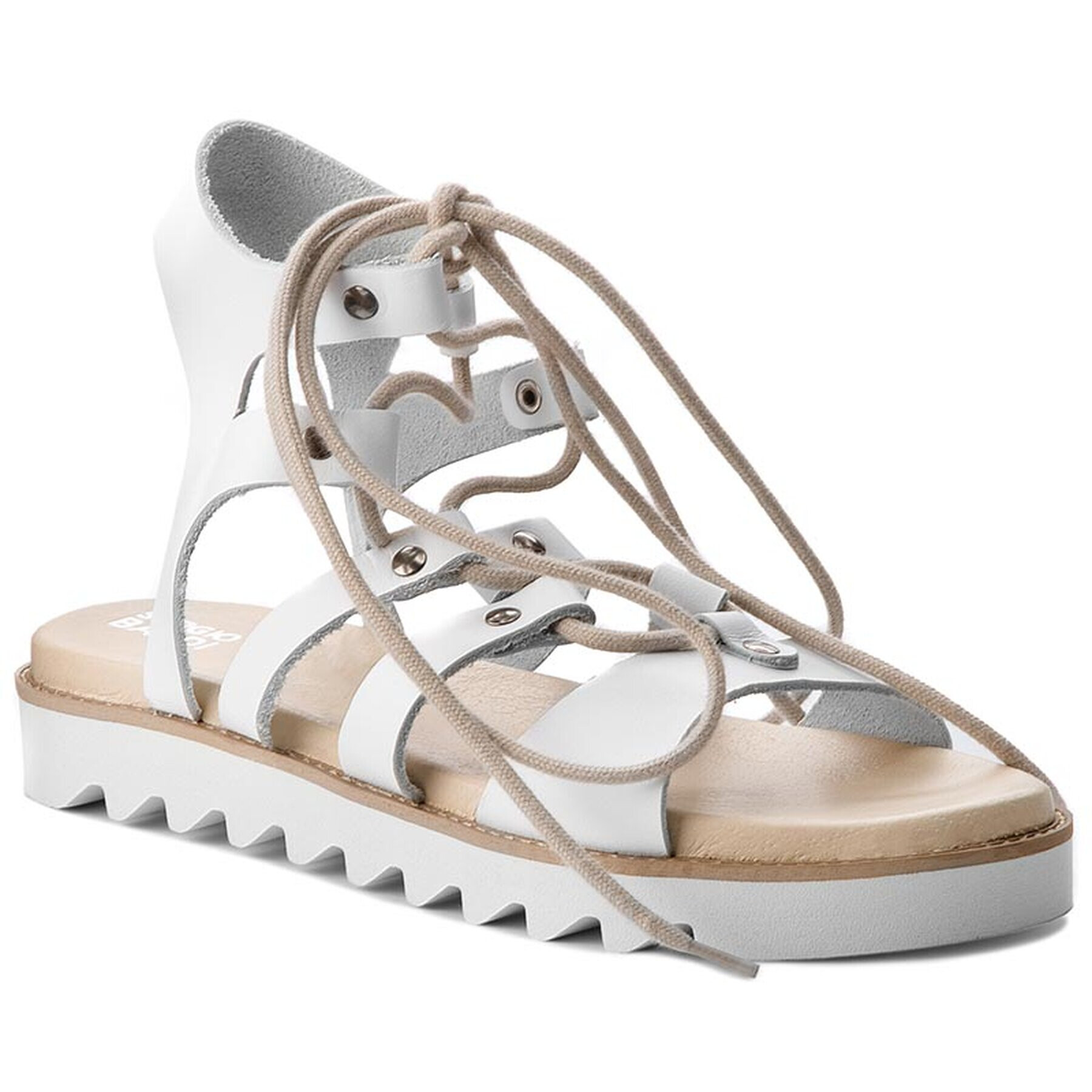 Sergio Bardi Сандали Casella SS127331018RB Бял - Pepit.bg