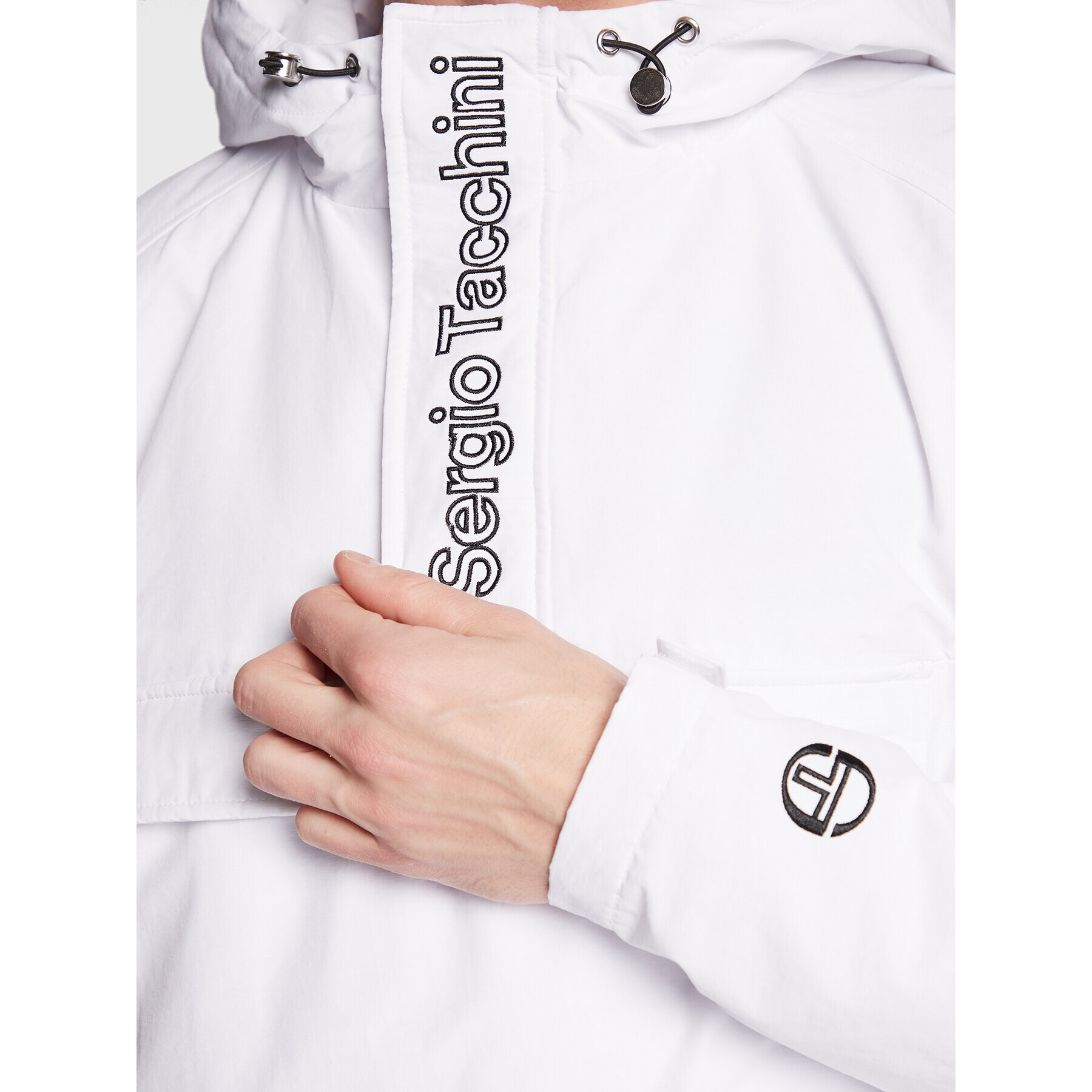 Sergio Tacchini Анорак Octopus 39924 Бял Regular Fit - Pepit.bg