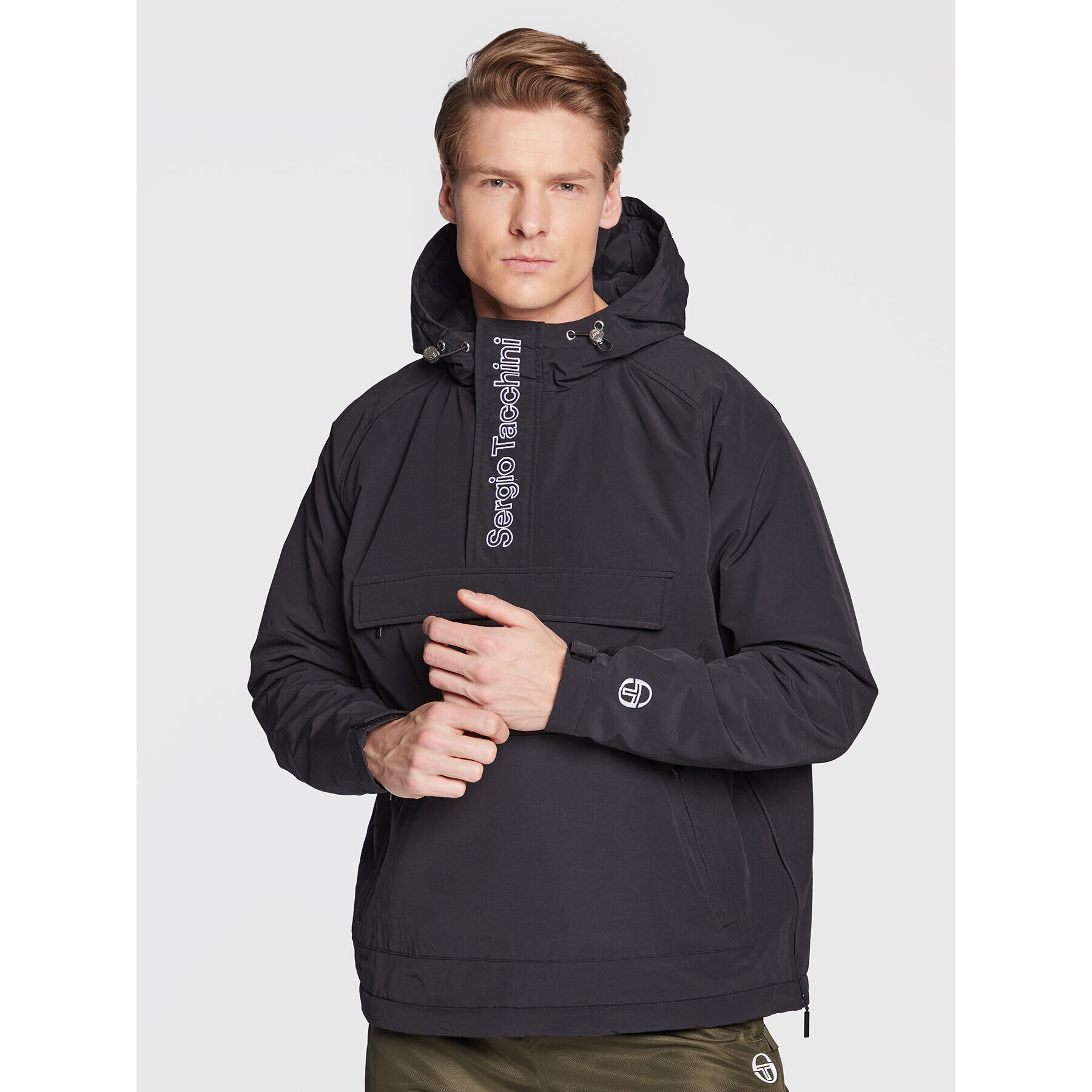 Sergio Tacchini Анорак Octopus 39924 Черен Regular Fit - Pepit.bg