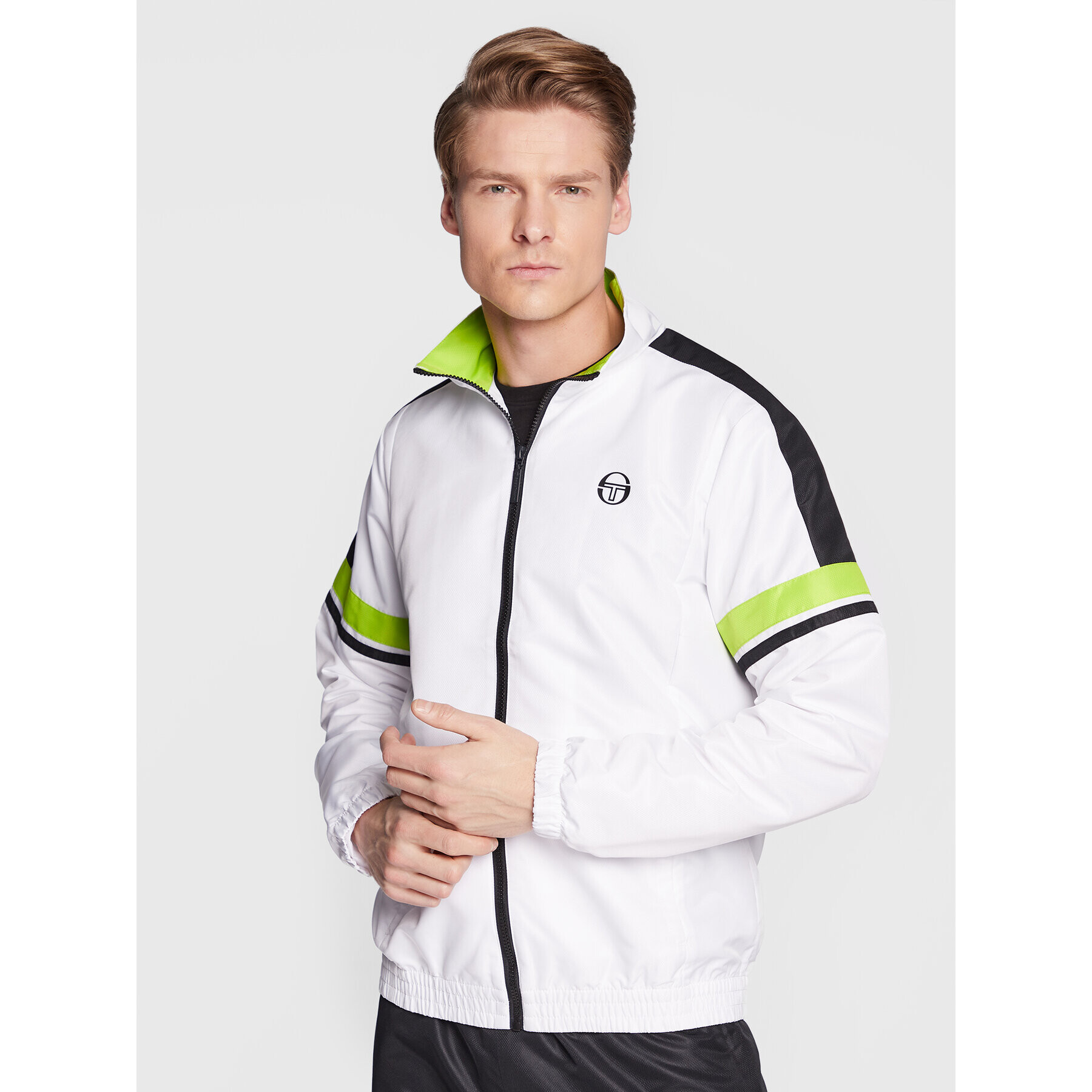 Sergio Tacchini Анцуг Cryo 38129 Бял Regular Fit - Pepit.bg