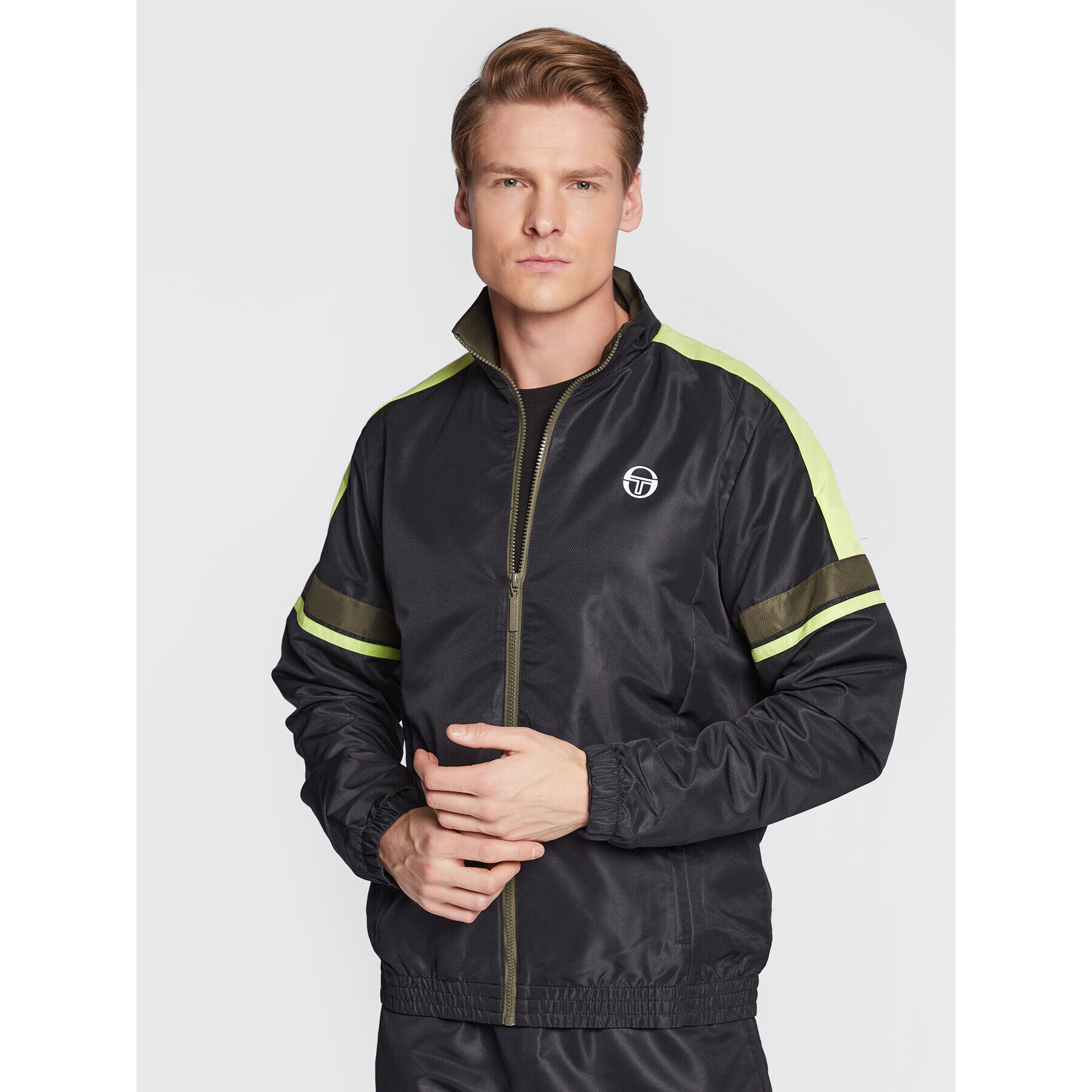 Sergio Tacchini Анцуг Cryo 38129 Черен Regular Fit - Pepit.bg