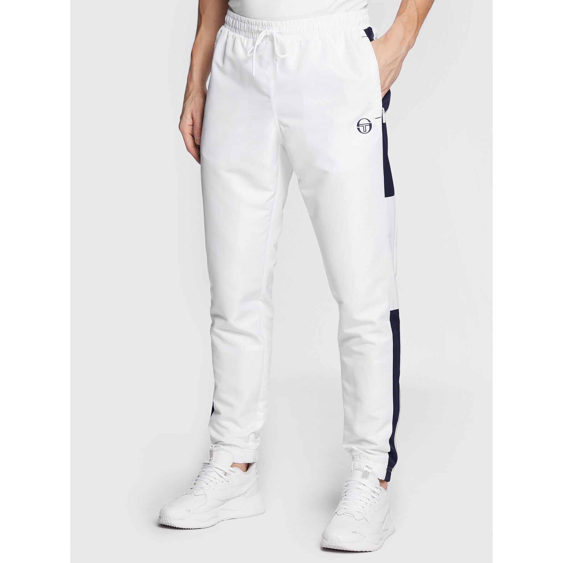 Sergio Tacchini Анцуг Ginnico 39839 Бял Regular Fit - Pepit.bg