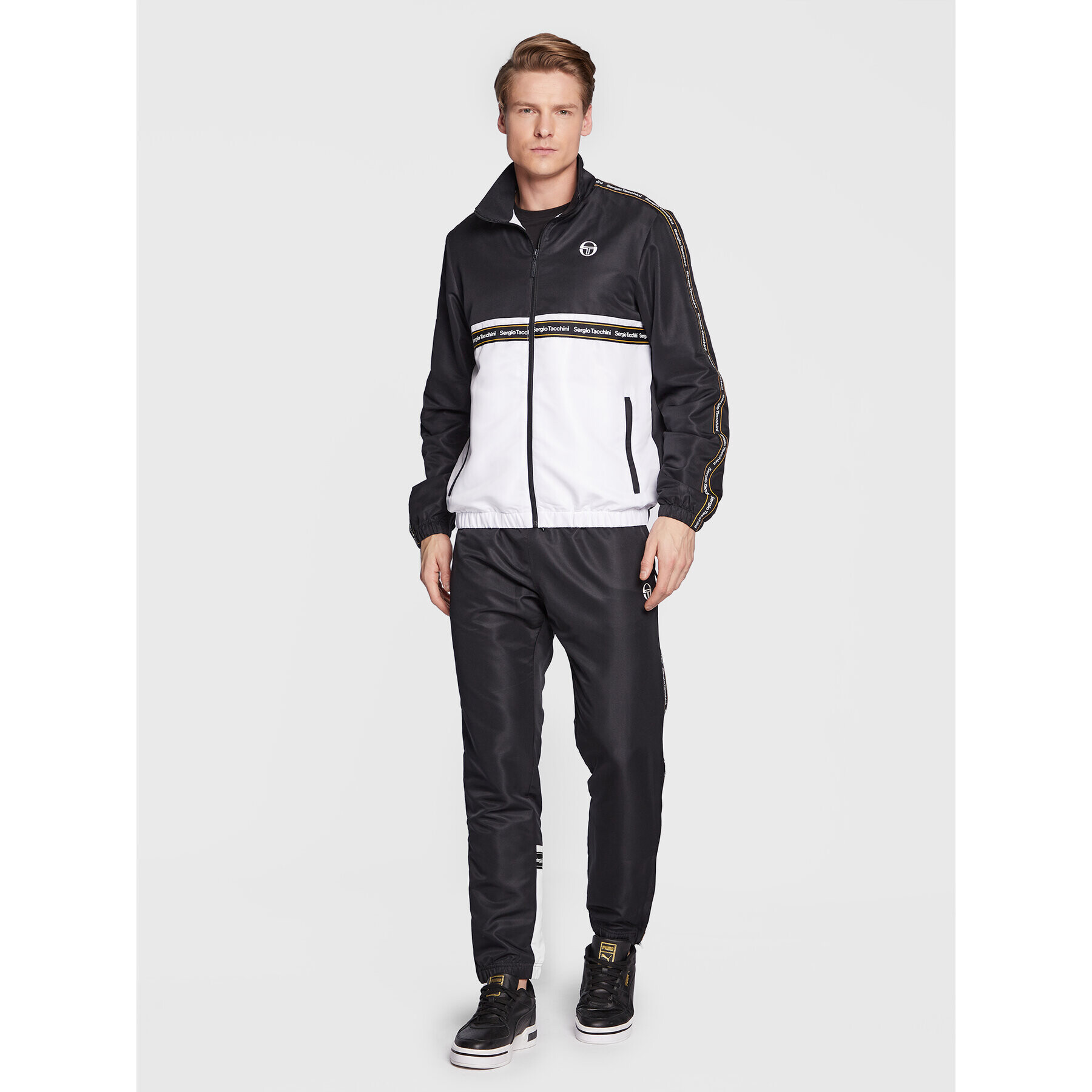 Sergio Tacchini Анцуг Meridiano 39735 Черен Regular Fit - Pepit.bg