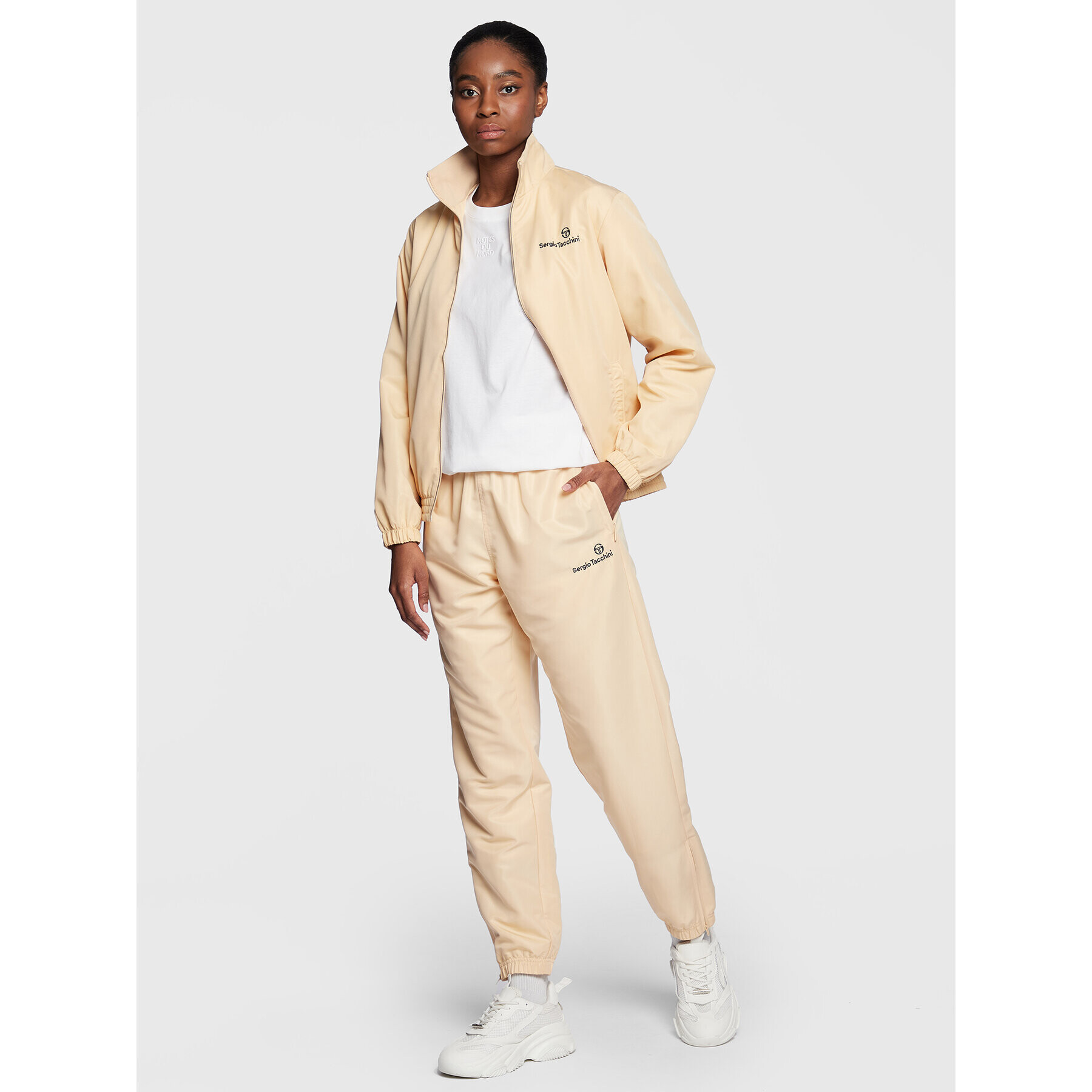 Sergio Tacchini Долнище анцуг Carson 39439 Бежов Regular Fit - Pepit.bg