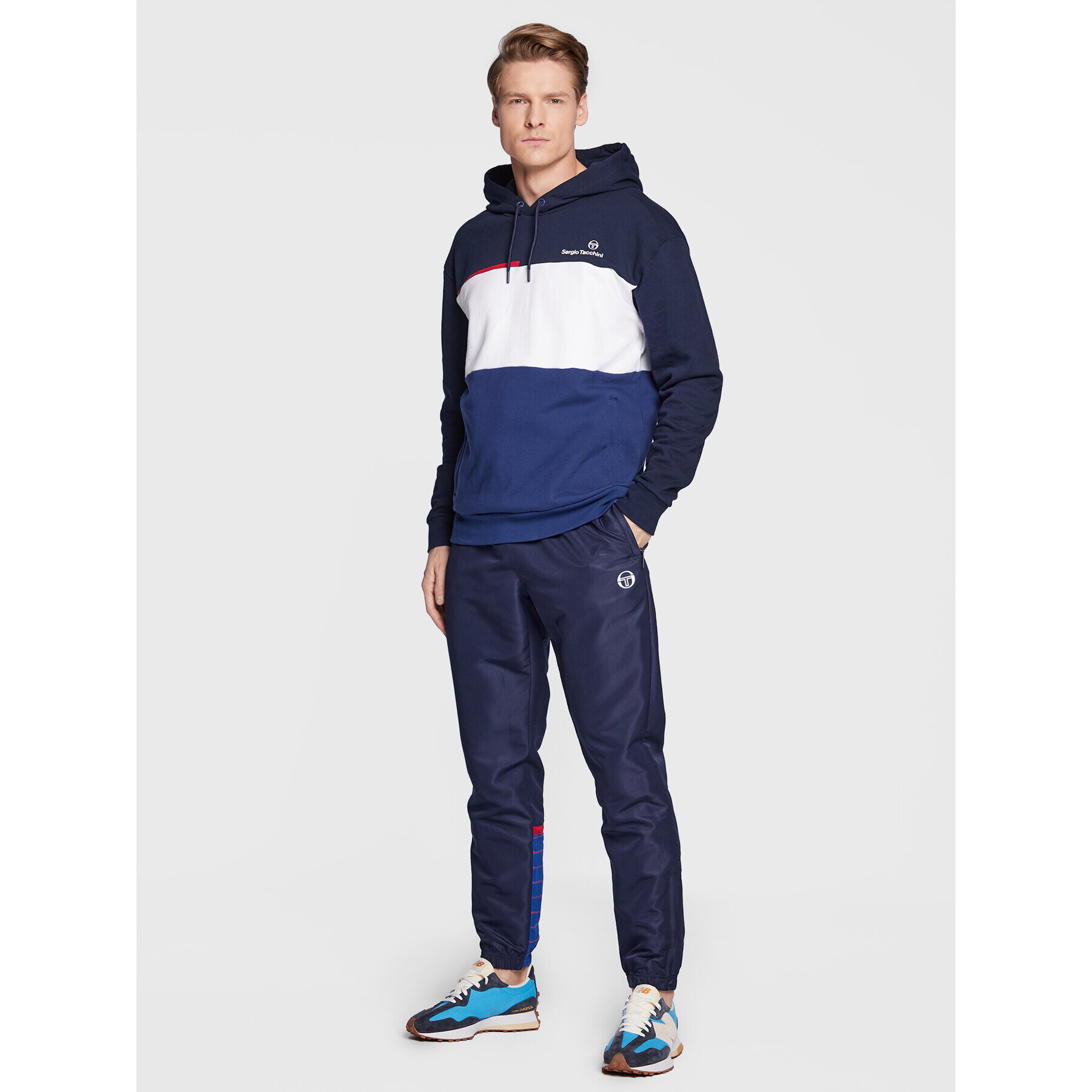 Sergio Tacchini Долнище анцуг Rayan 39826 Тъмносин Regular Fit - Pepit.bg