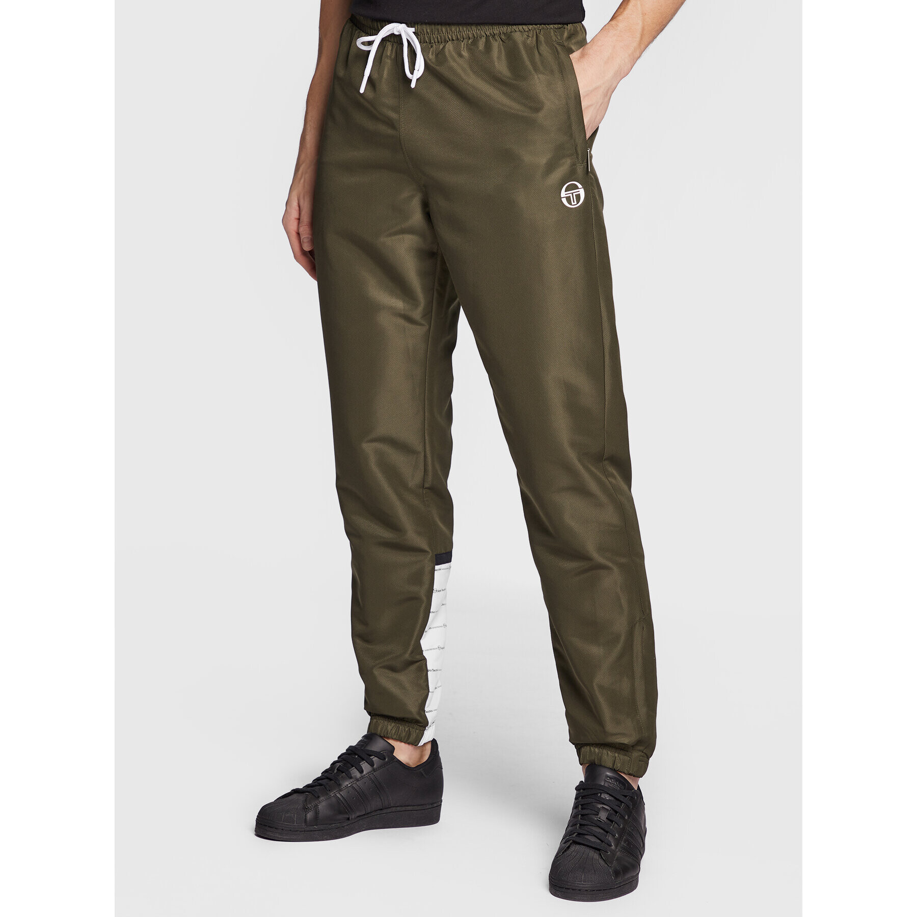 Sergio Tacchini Долнище анцуг Rayan 39826 Зелен Regular Fit - Pepit.bg